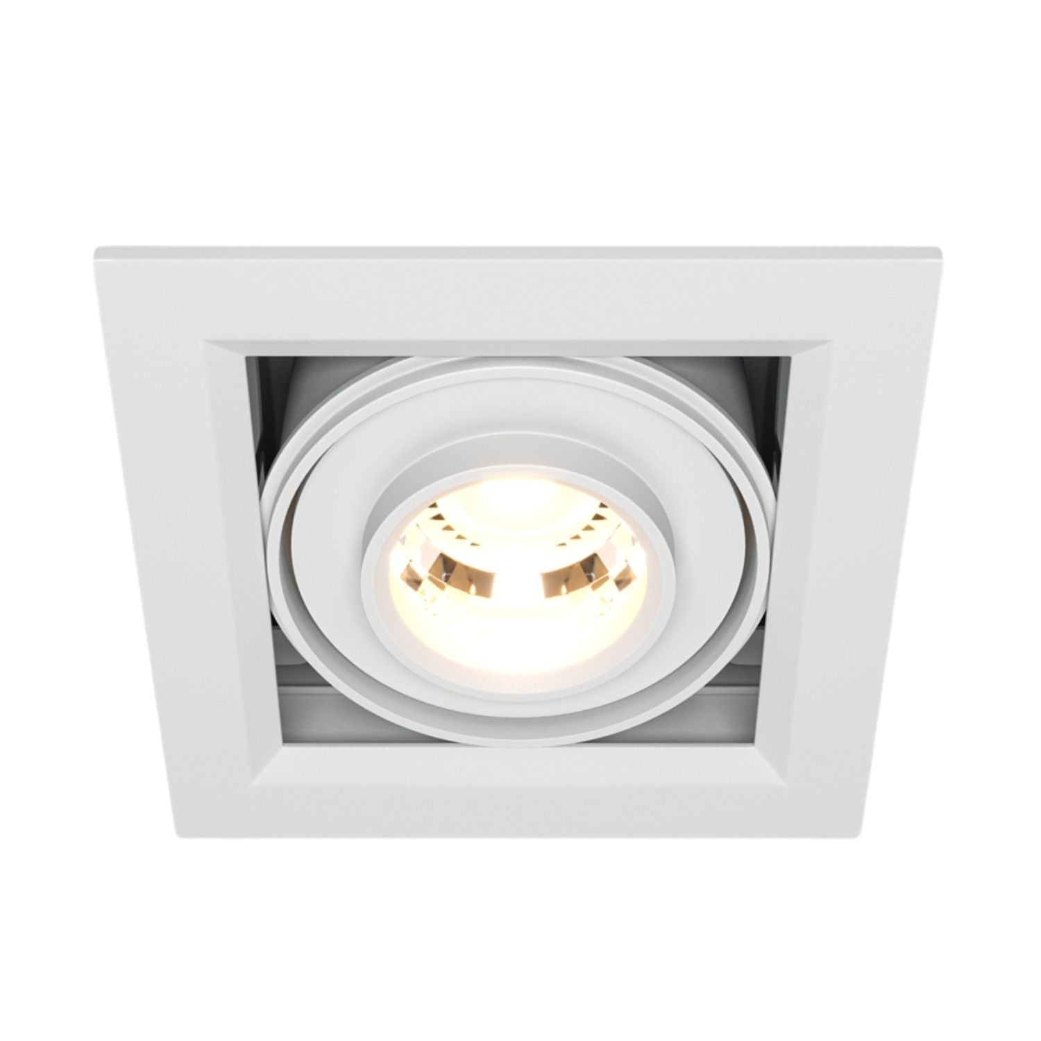 METALL MODERN – Integrierter LED-Einbaustrahler in weißem oder schwarzem Aluminium