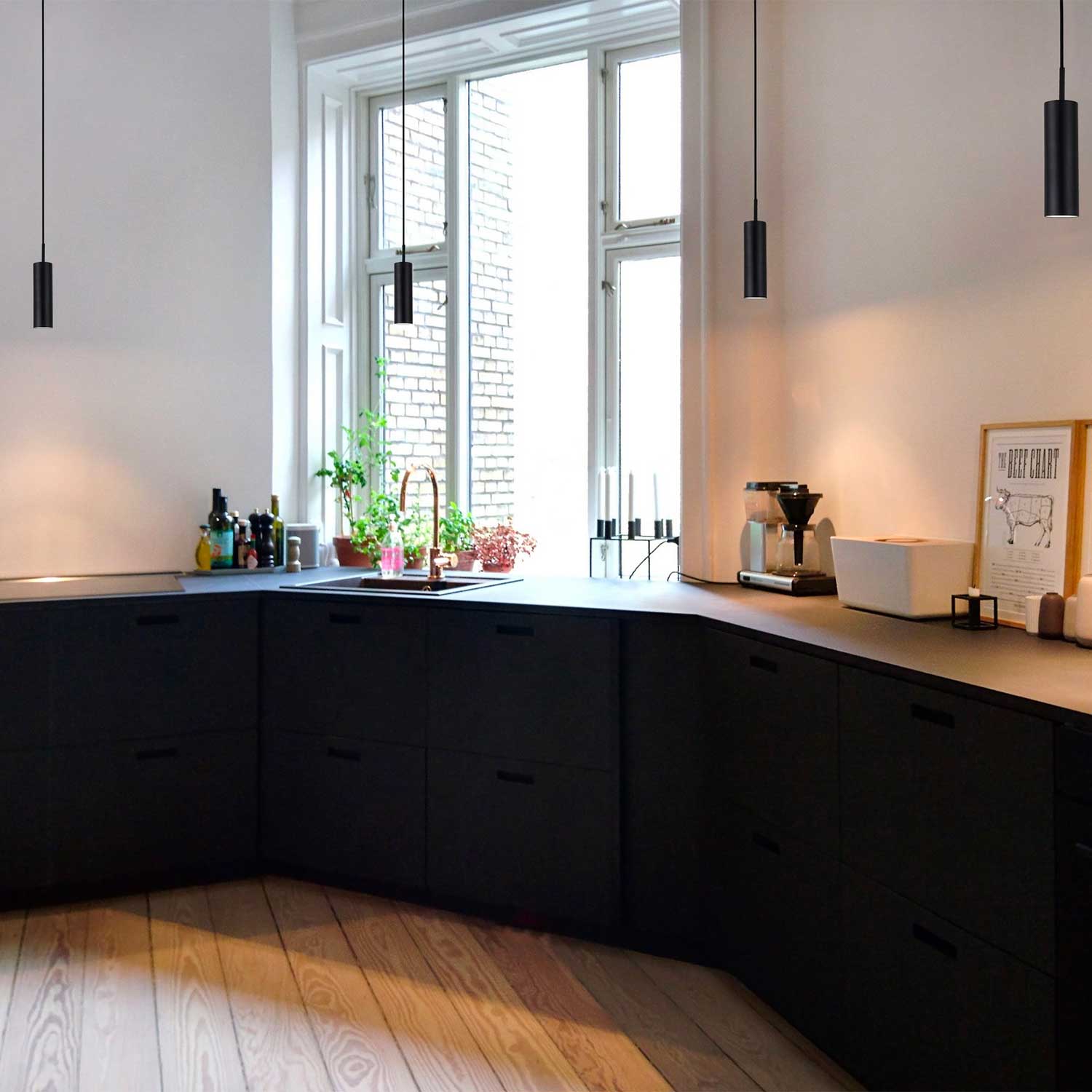 MIB - Petite suspension minimaliste orientable pour salon