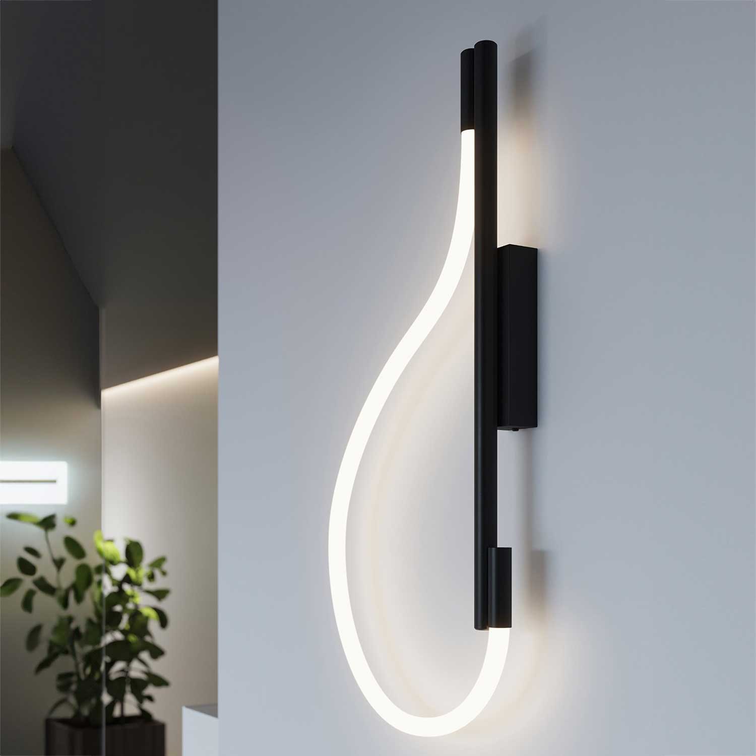 Mira - Applique murale tube LED design contemporain