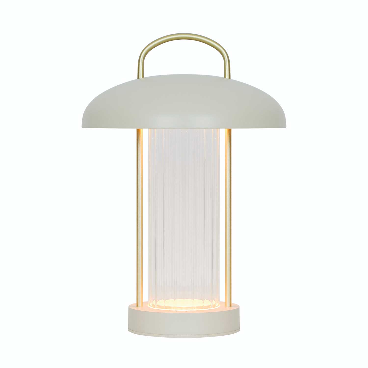 Mirano - Lampe sans-fil LED design en acier pastel pour chambre chic