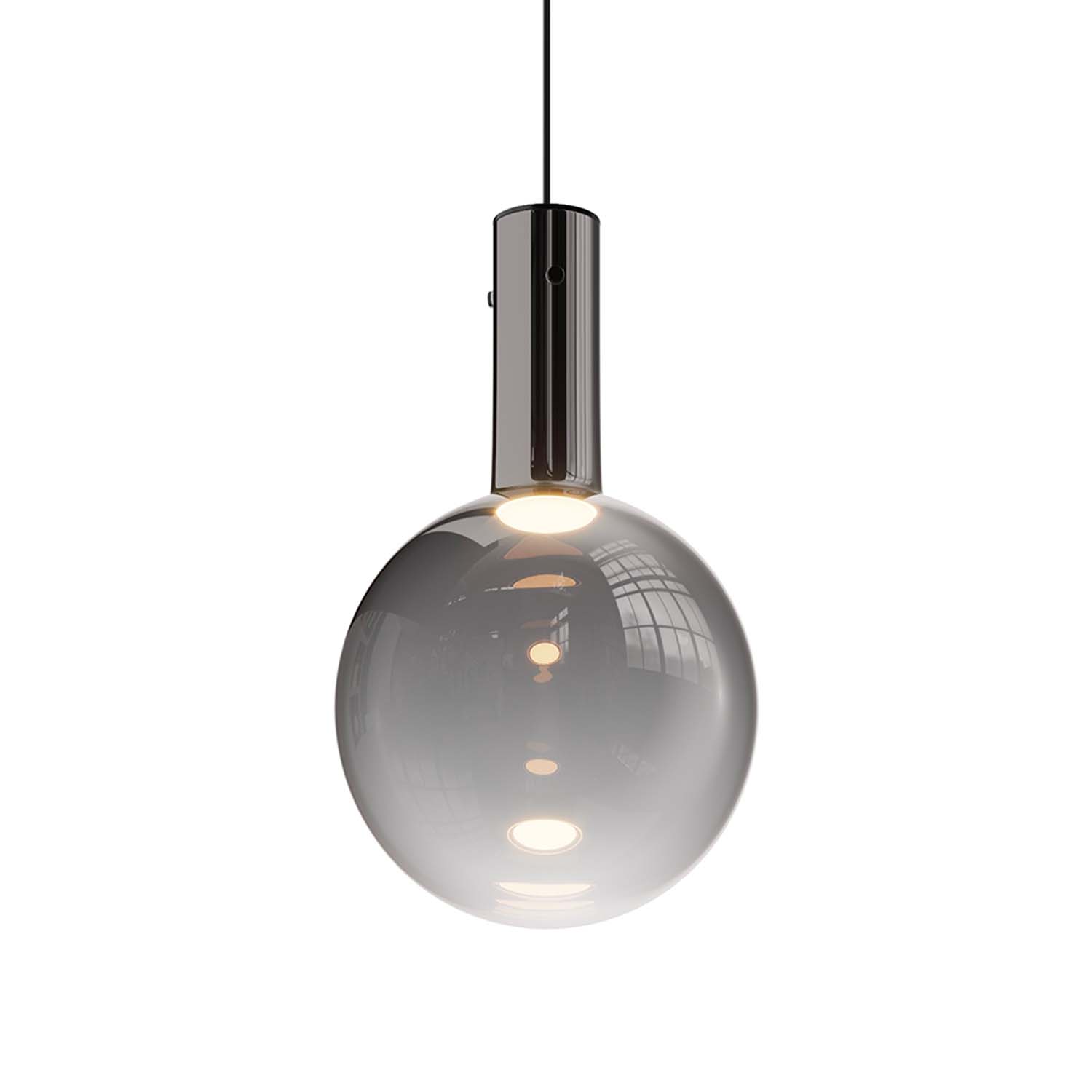 NEBULA - Suspension LED design boule en verre