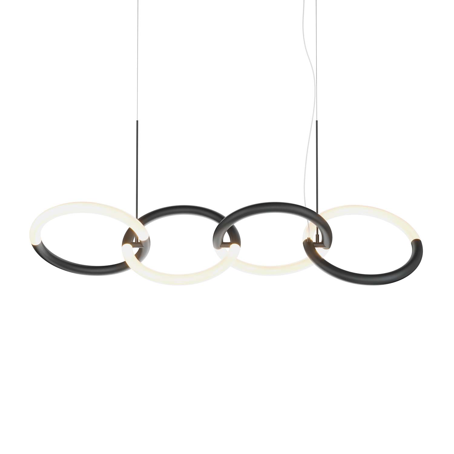 NODE - Modern LED ring knot pendant light