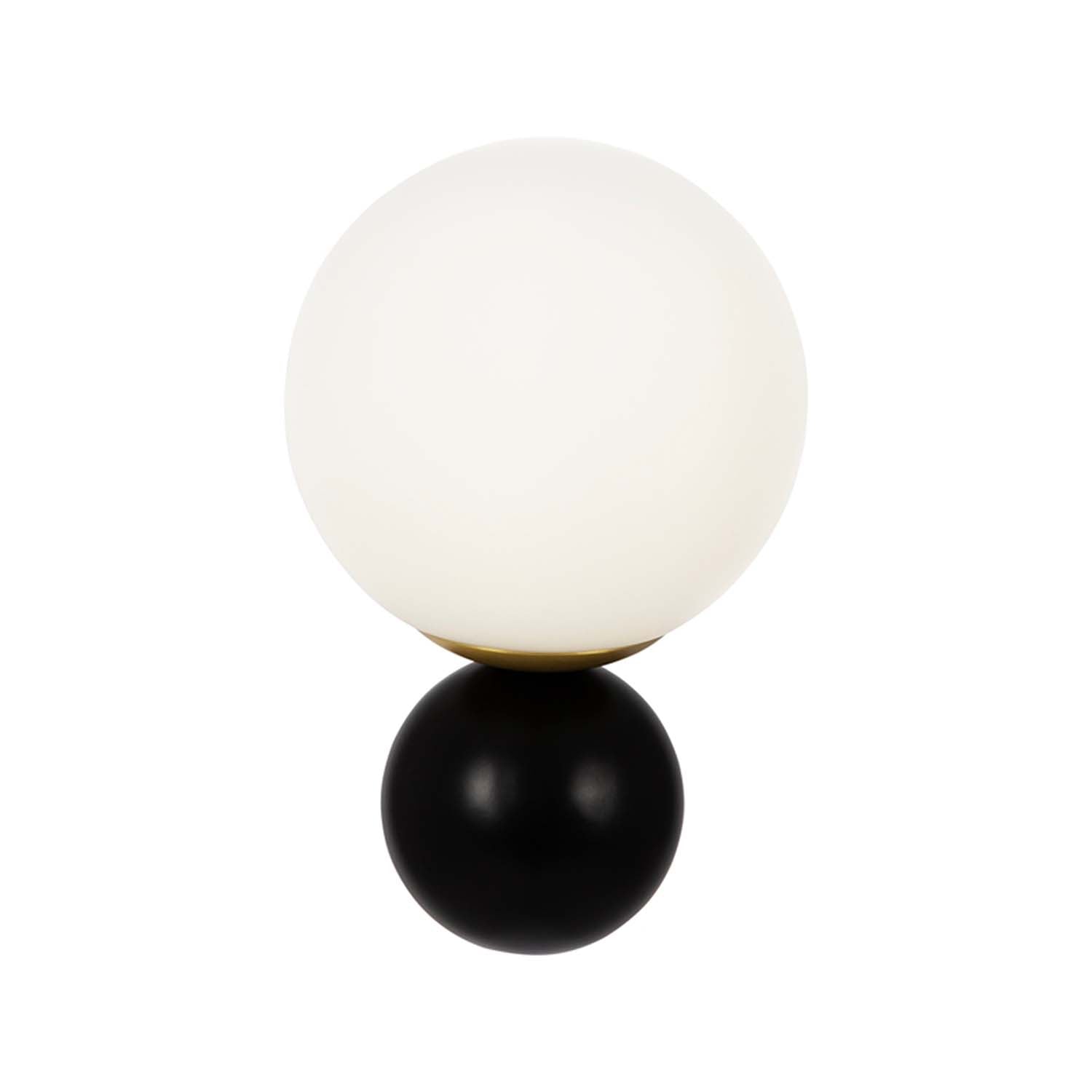 NOSTALGIA A - Art deco wall light with glass balls, gold and black
