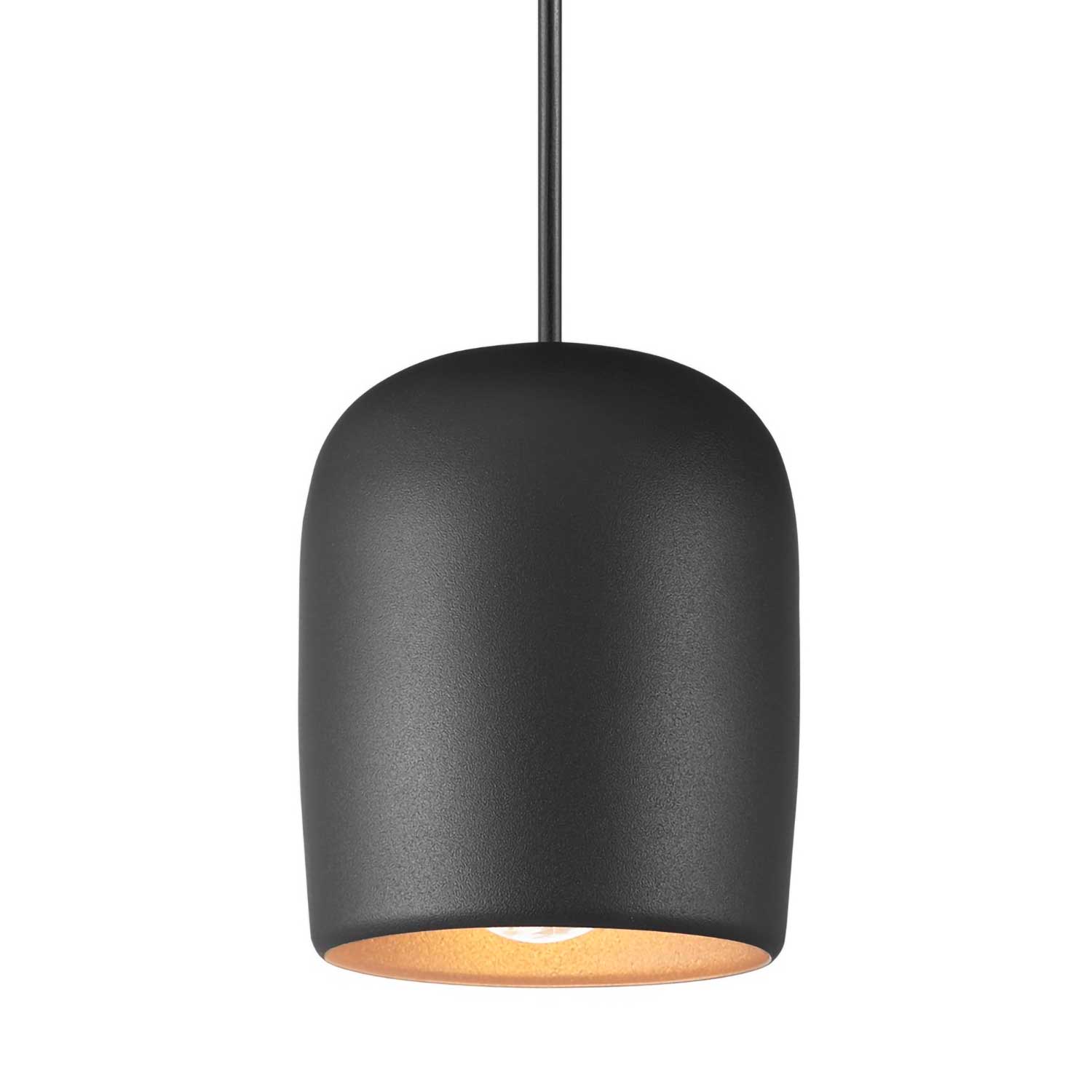 Notti - Suspension en acier coloré pour salon contemporain