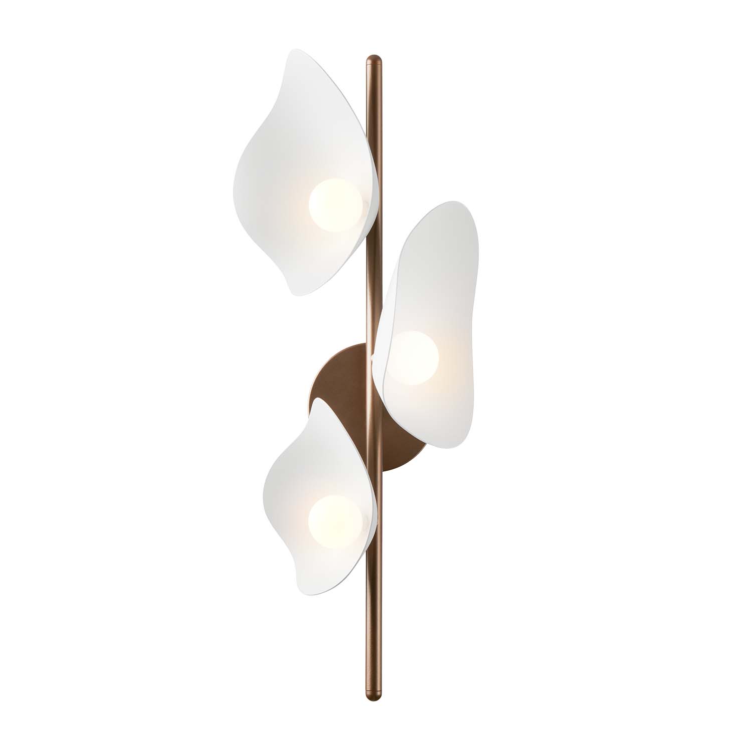 FLORII 3 - Designer branch and petal wall light