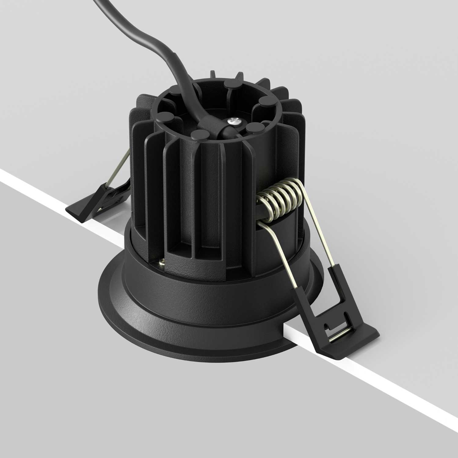 Round - Modern design recessed LED spotlight 60mm or 80mm