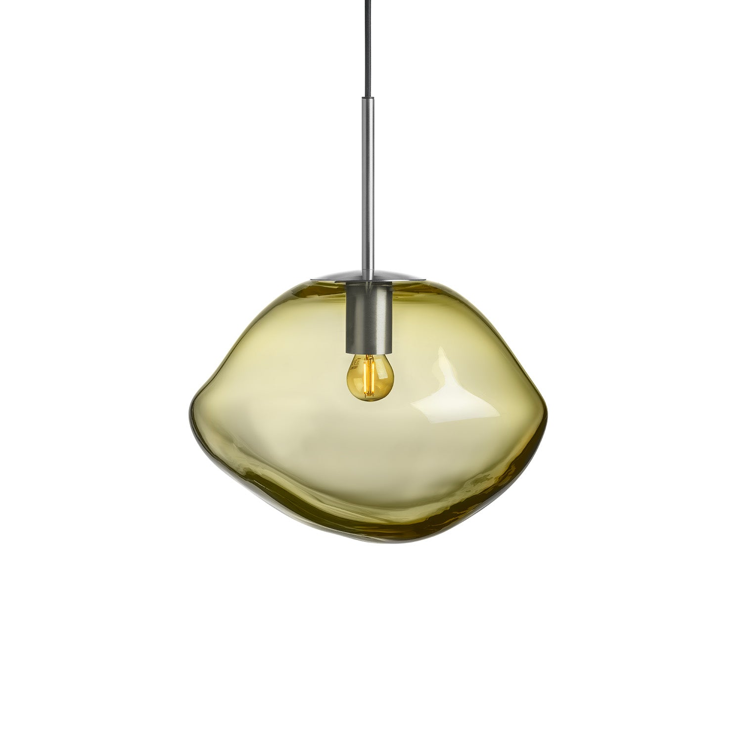 CRYSTAL STONE - Blown glass pebble pendant light