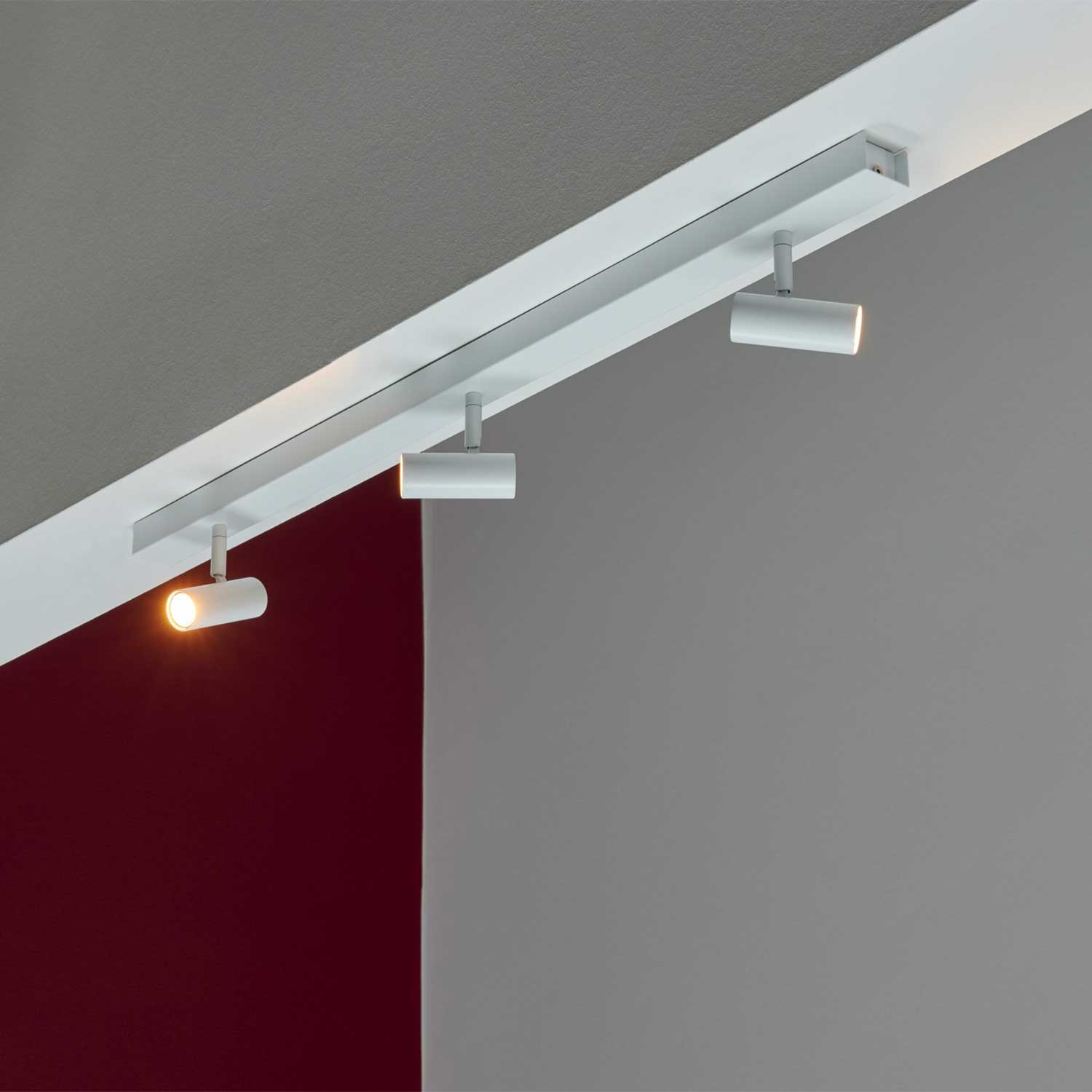 Omari - Rail de spots LED pour salle à manger contemporaine