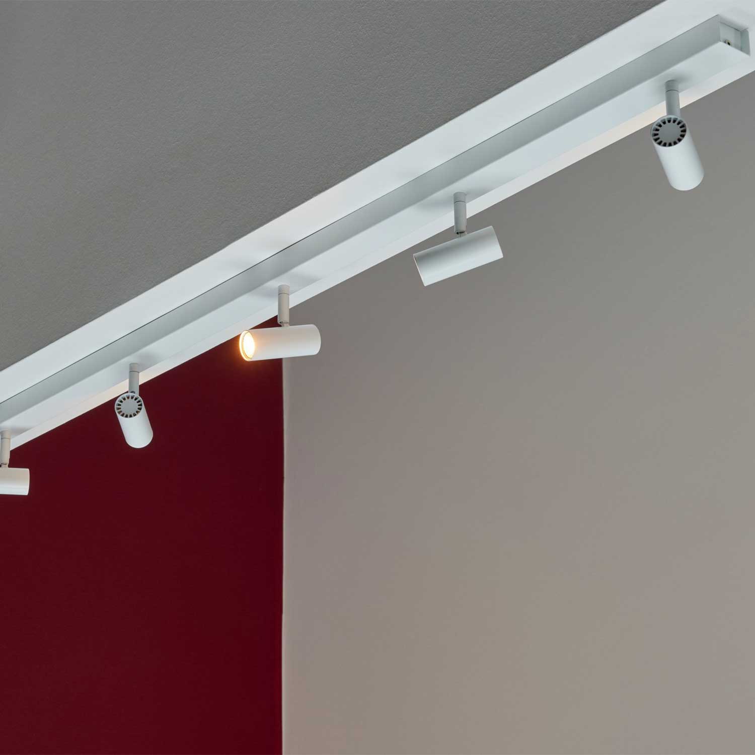 Omari - Rail de spots LED pour salle à manger contemporaine