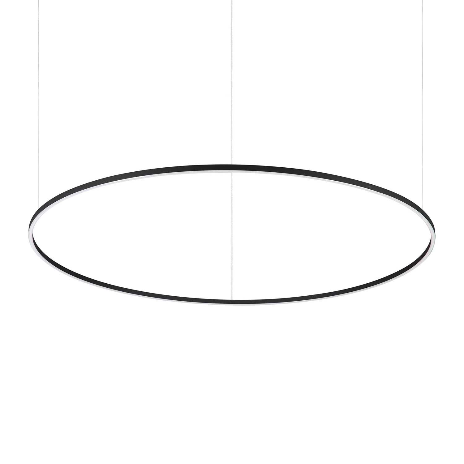 ORACLE SLIM – Schwarze oder weiße integrierte LED-Kreis-Pendelleuchte