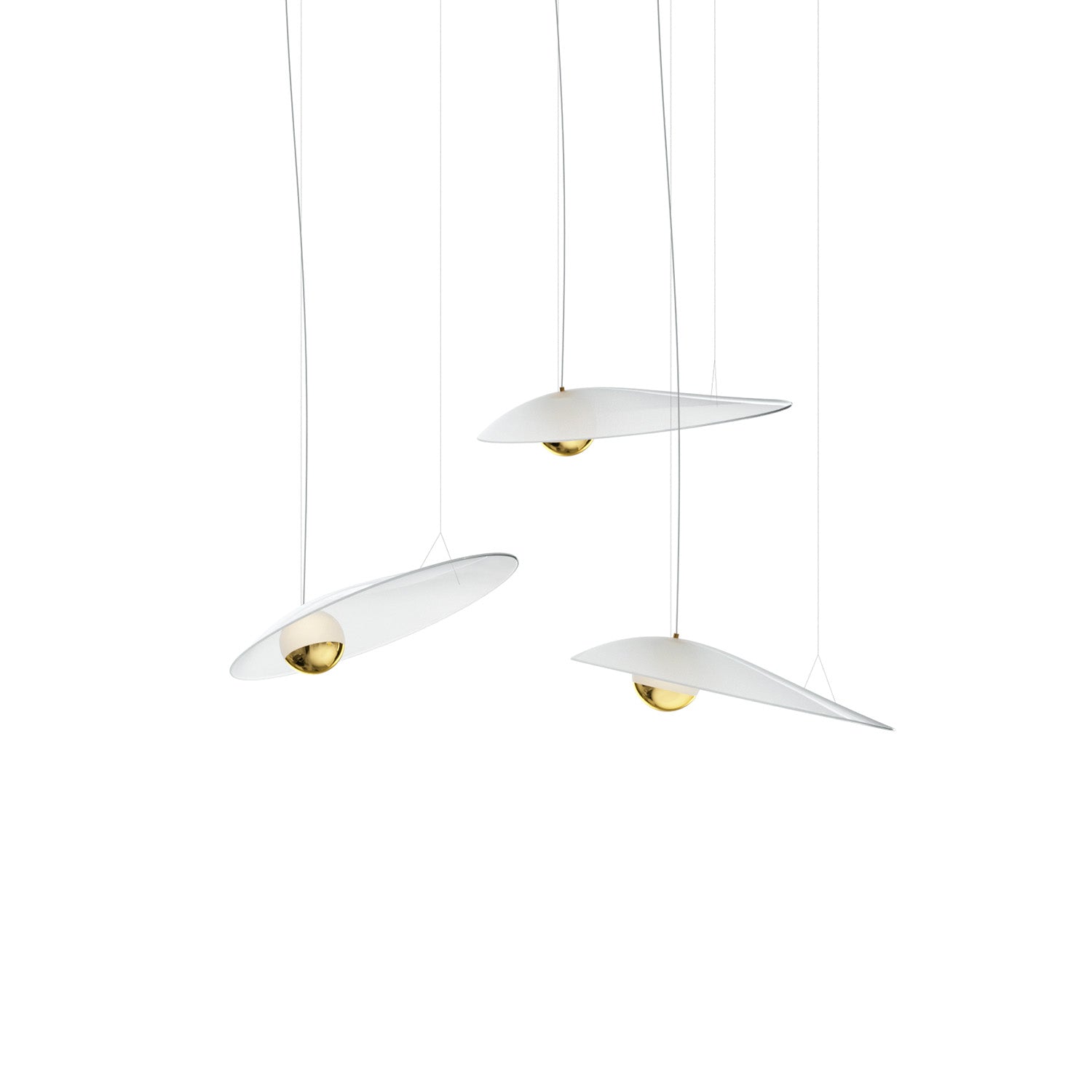OYSTER - Luxurious pendant lamp, nanocoated glass drop
