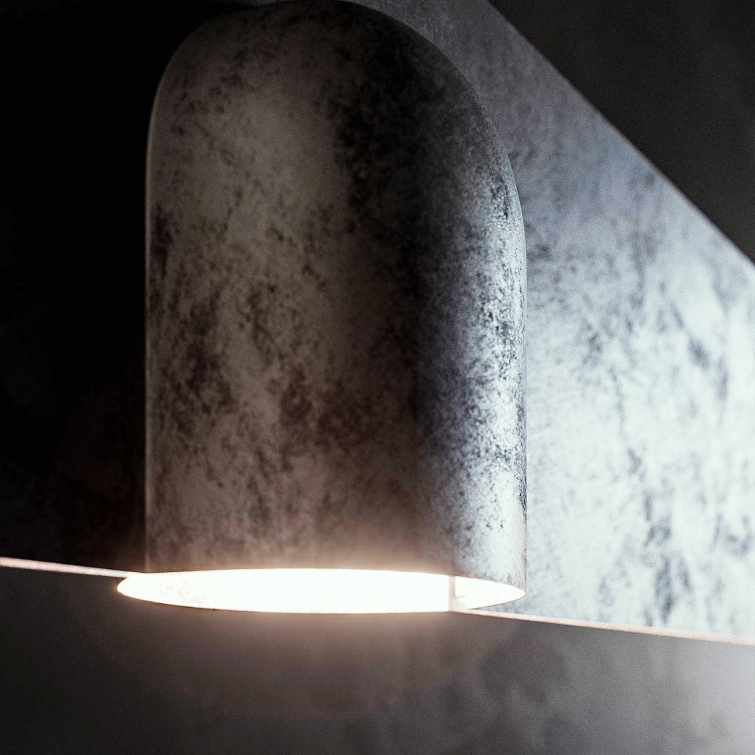 POLAR NIGHT - Modern black metal pendant light for island