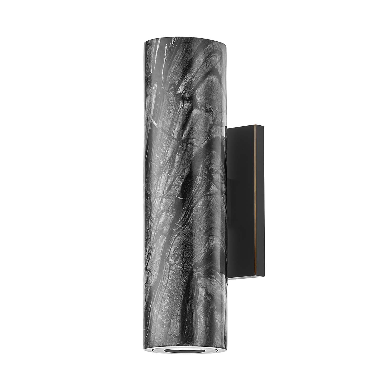 PREDOCK - Black marble wall light for contemporary bedroom