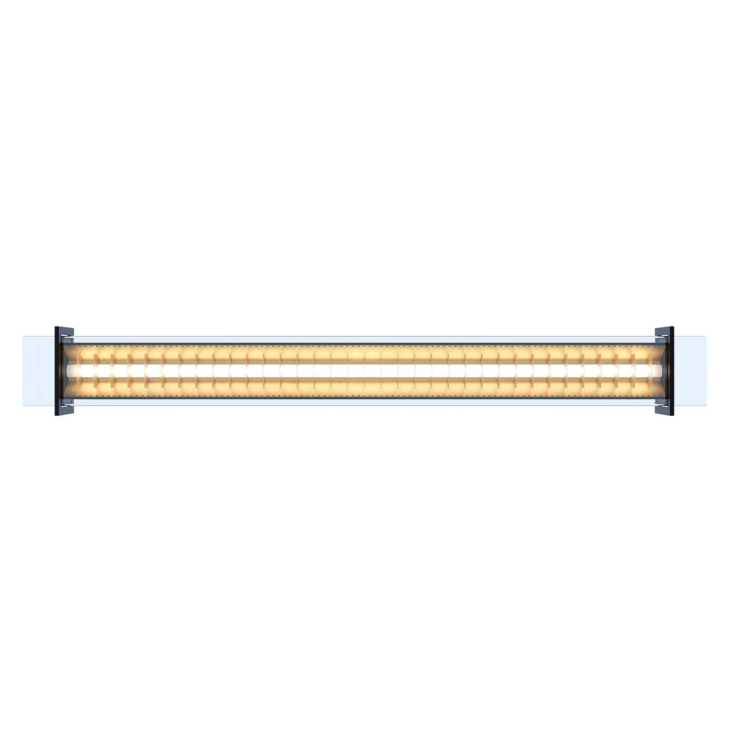 QUADRATUBE P2 - Lustre LED tube design carré industriel