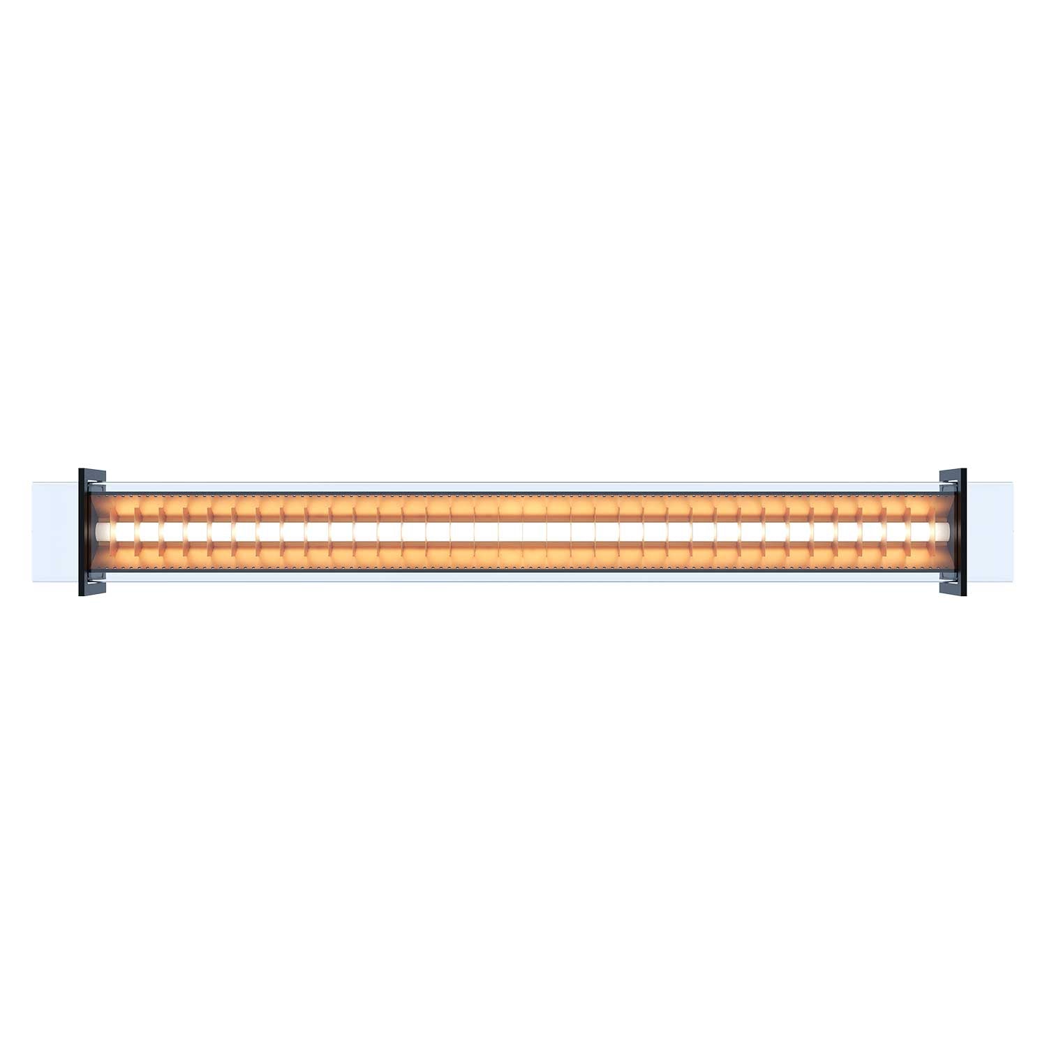 QUADRATUBE P2 - Lustre LED tube design carré industriel