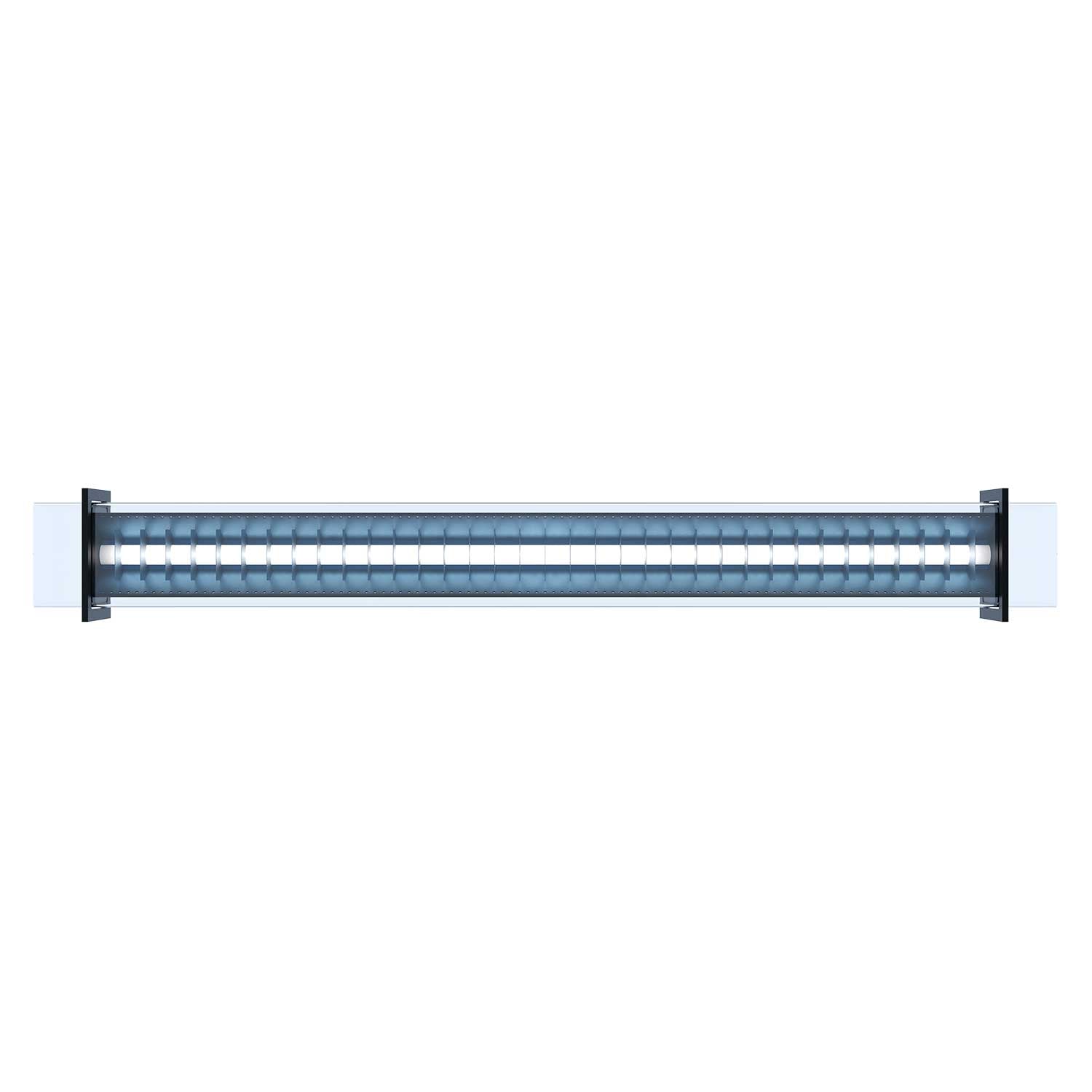 QUADRATUBE P2 - Lustre LED tube design carré industriel