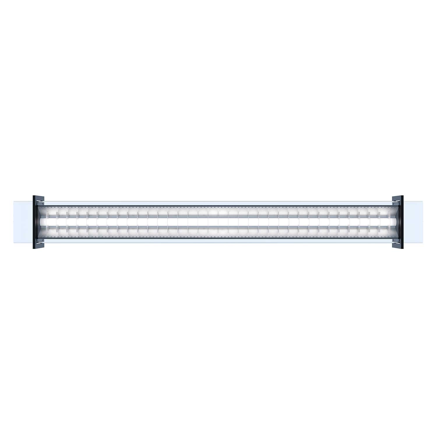 QUADRATUBE P2 - Lustre LED tube design carré industriel