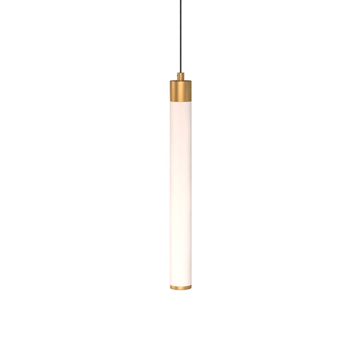 RAY - Suspension tube LED design noir ou blanc moderne
