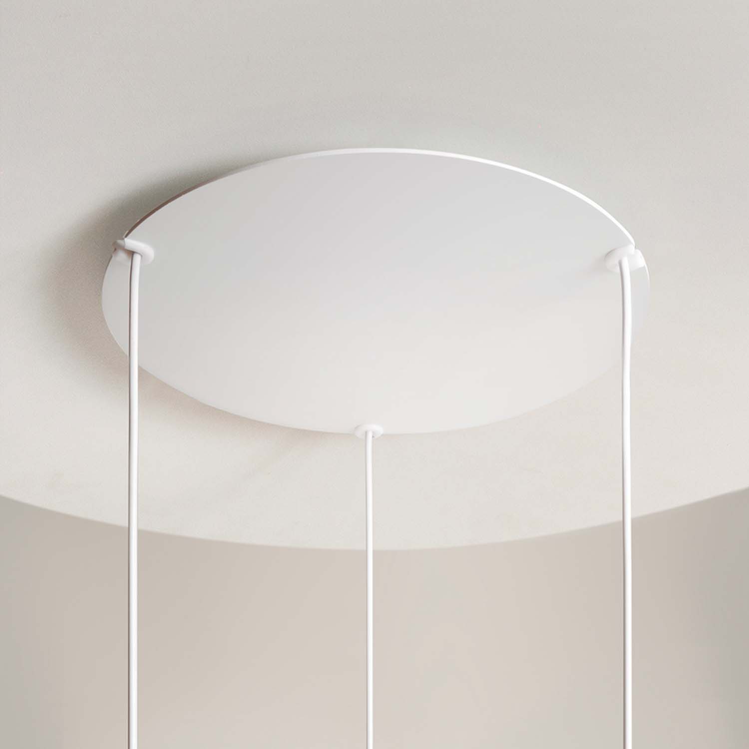 REFLEX - Design white disc space pendant lamp