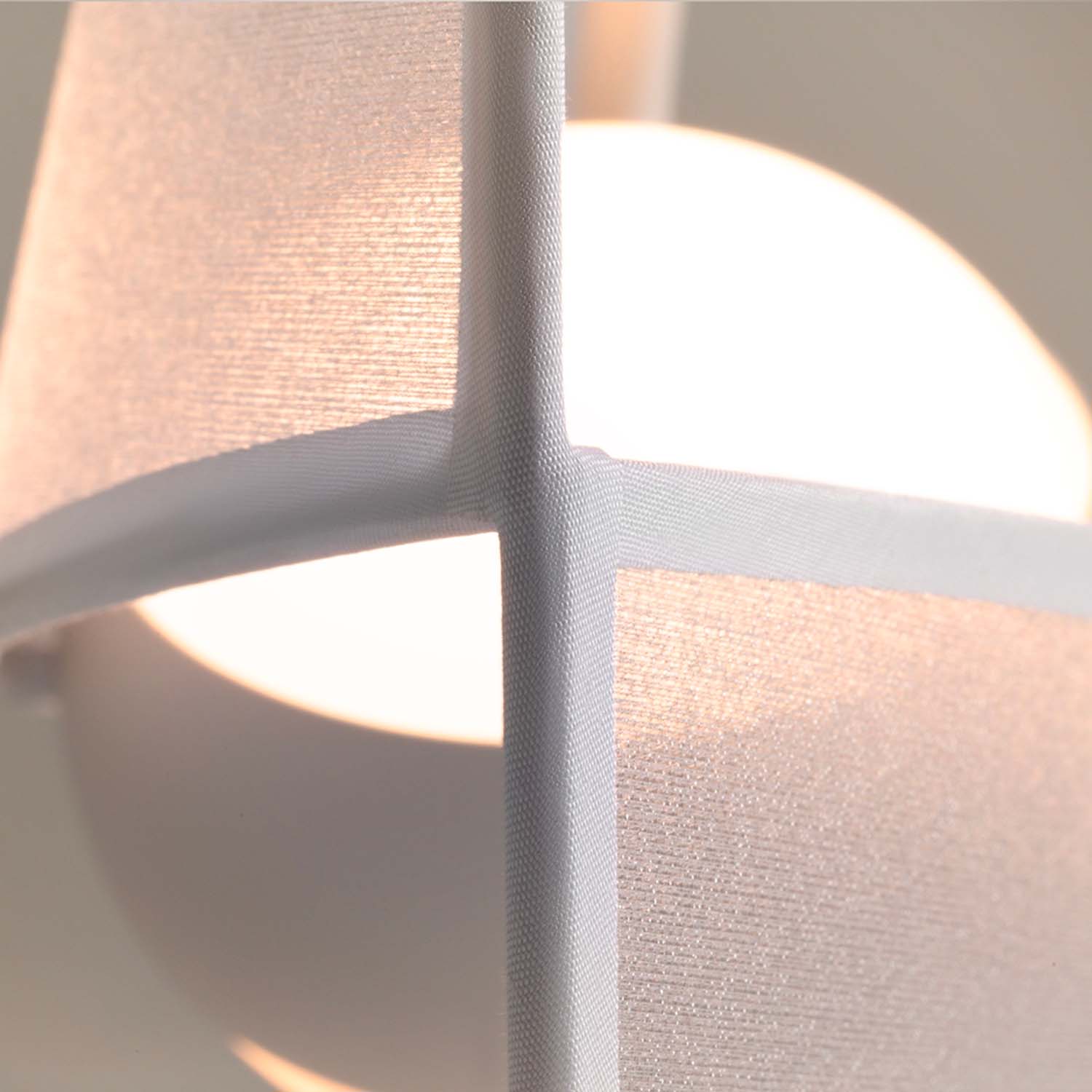 REFLEX - Design white disc space pendant lamp