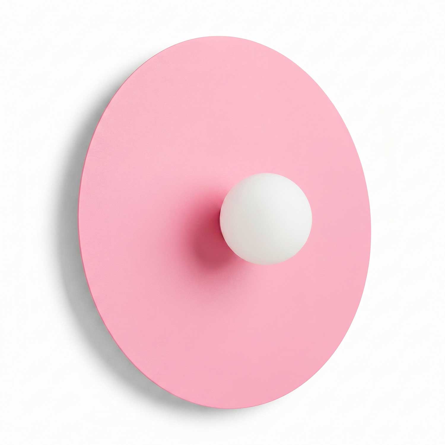Revati - Applique murale ronde design en acier coloré pour salon