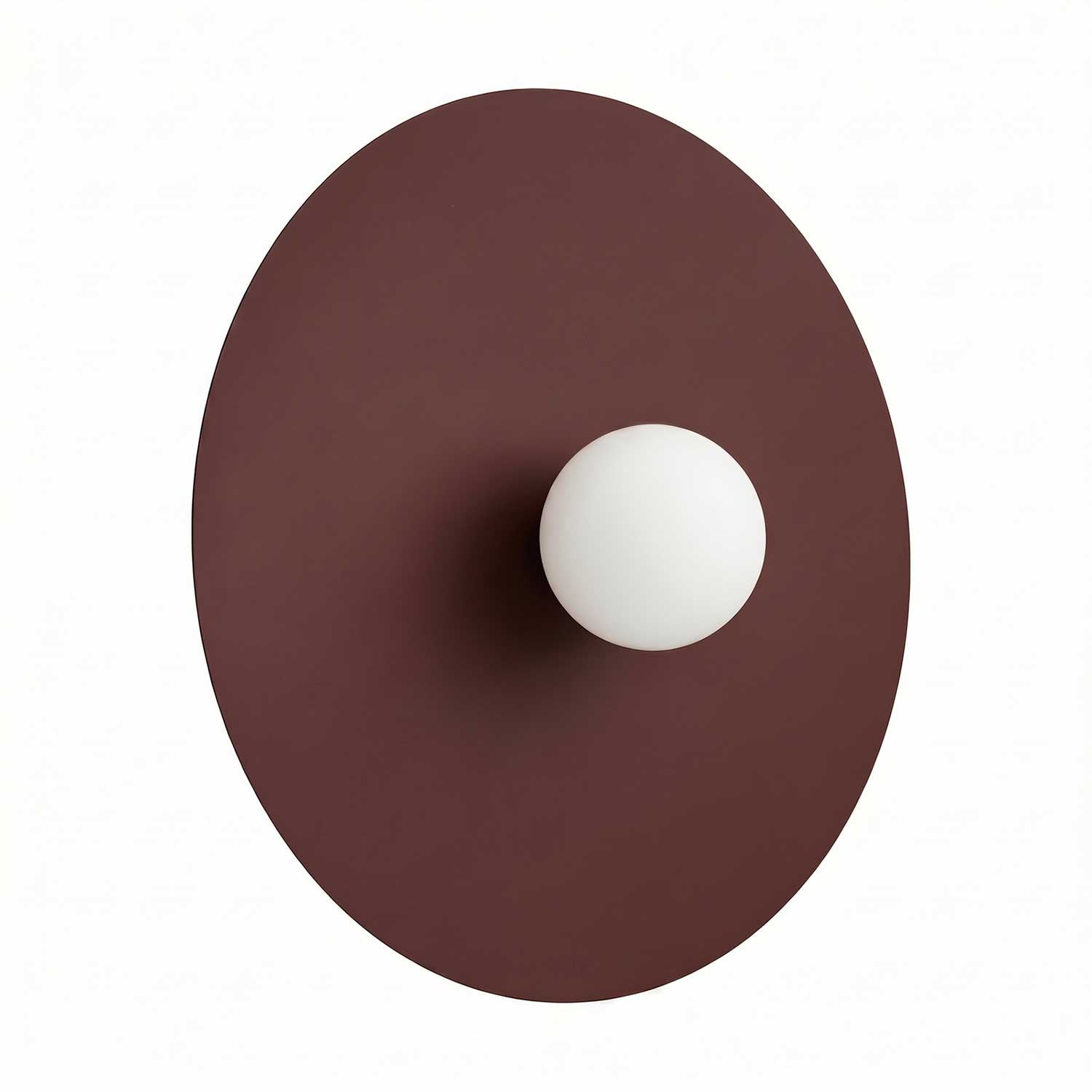 Revati - Applique murale ronde design en acier coloré pour salon