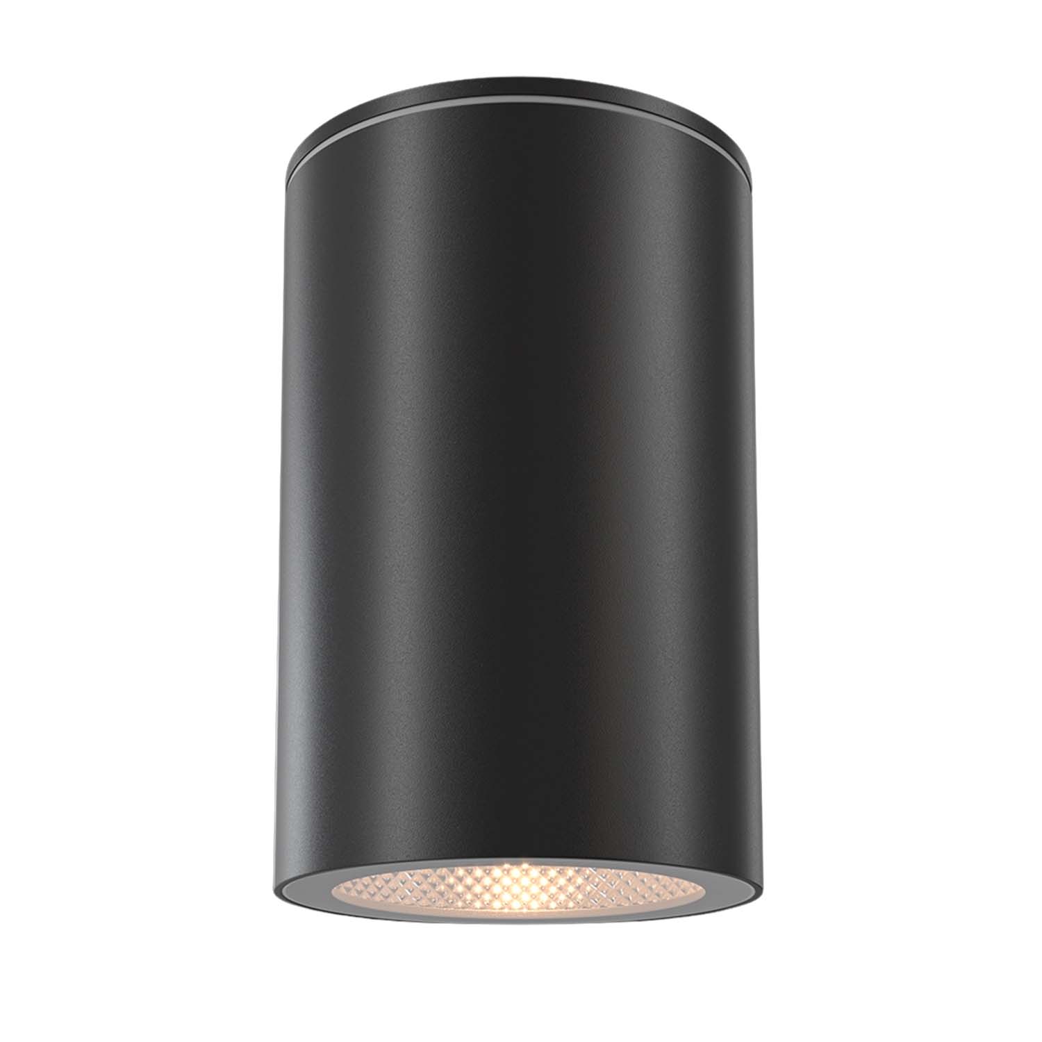 ROLL - Design waterproof black surface-mounted spotlight, outdoor or bathroom