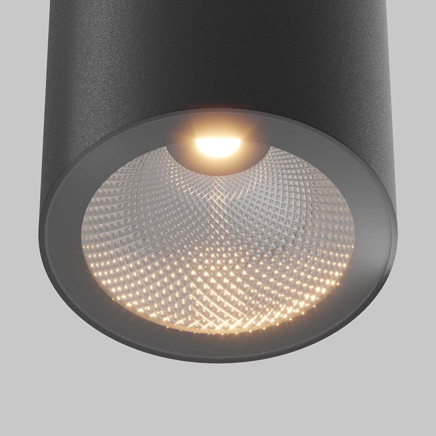 ROLL - Design waterproof black surface-mounted spotlight, outdoor or bathroom