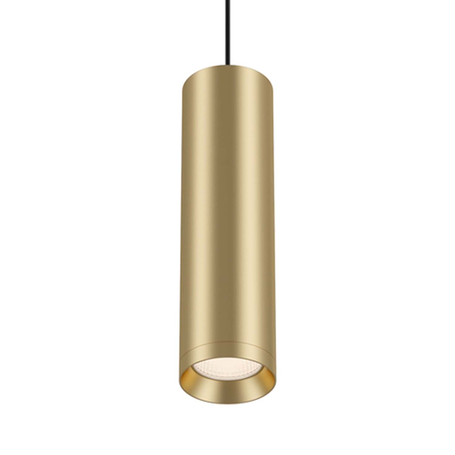 SHELBY – Zylindrische Pendelleuchte aus goldenem, weißem oder schwarzem Stahl