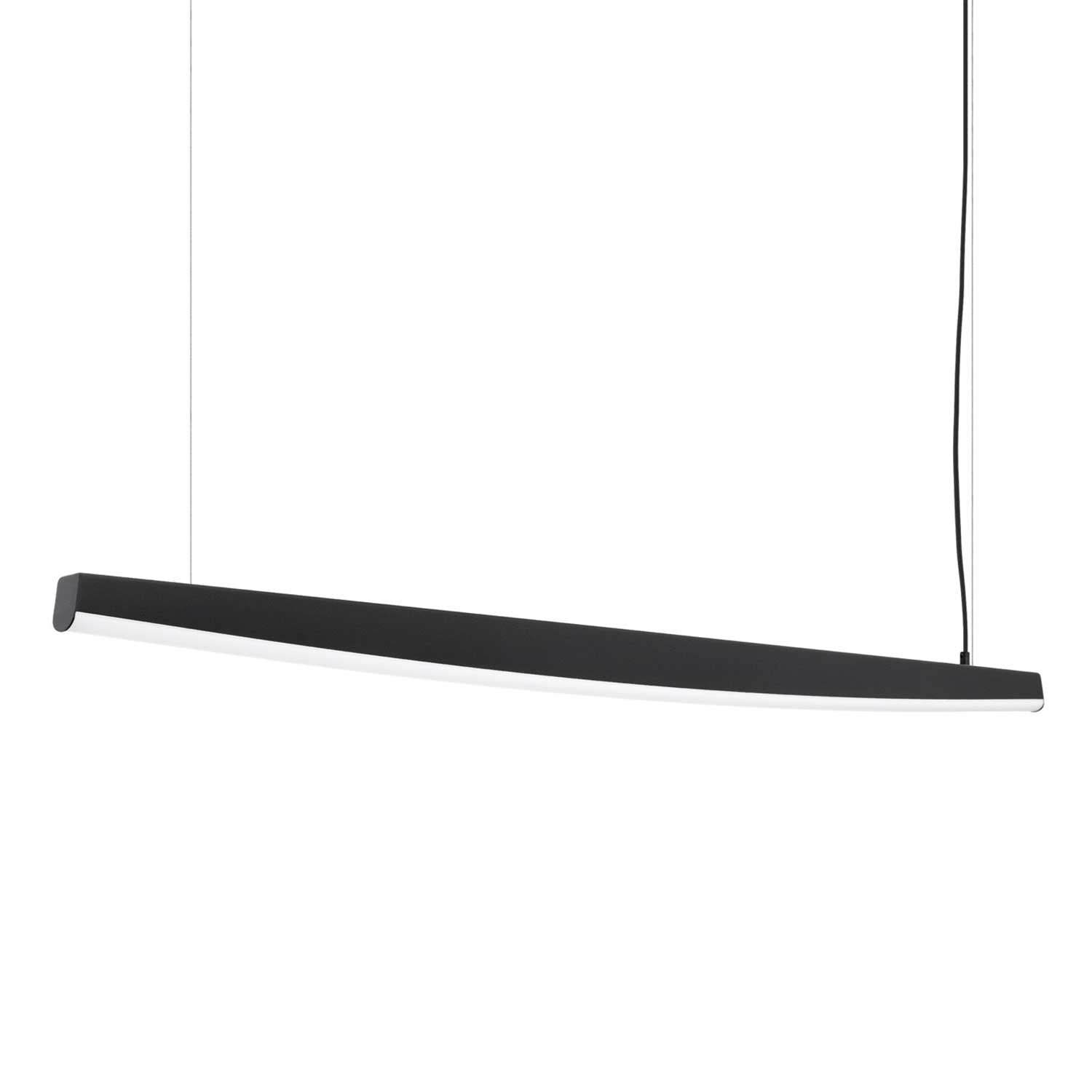Sirius - Suspension LED en acier pour salon contemporain
