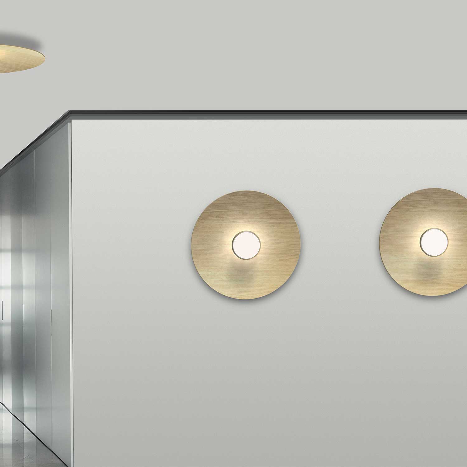 Sky Dome Aufputzleuchte - Runde LED-Wandlampe XXL für modernes Wohnzimmer