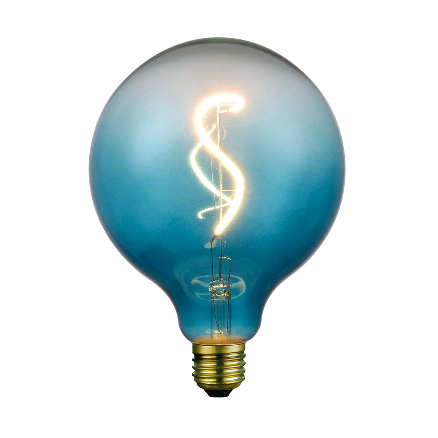Weich – E27-LED-Glühbirne mit buntem Farbverlaufsdesign