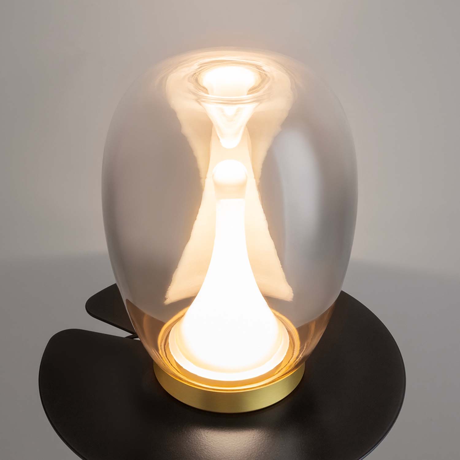 SPLASH - Lampe de table design en verre LED intégrée