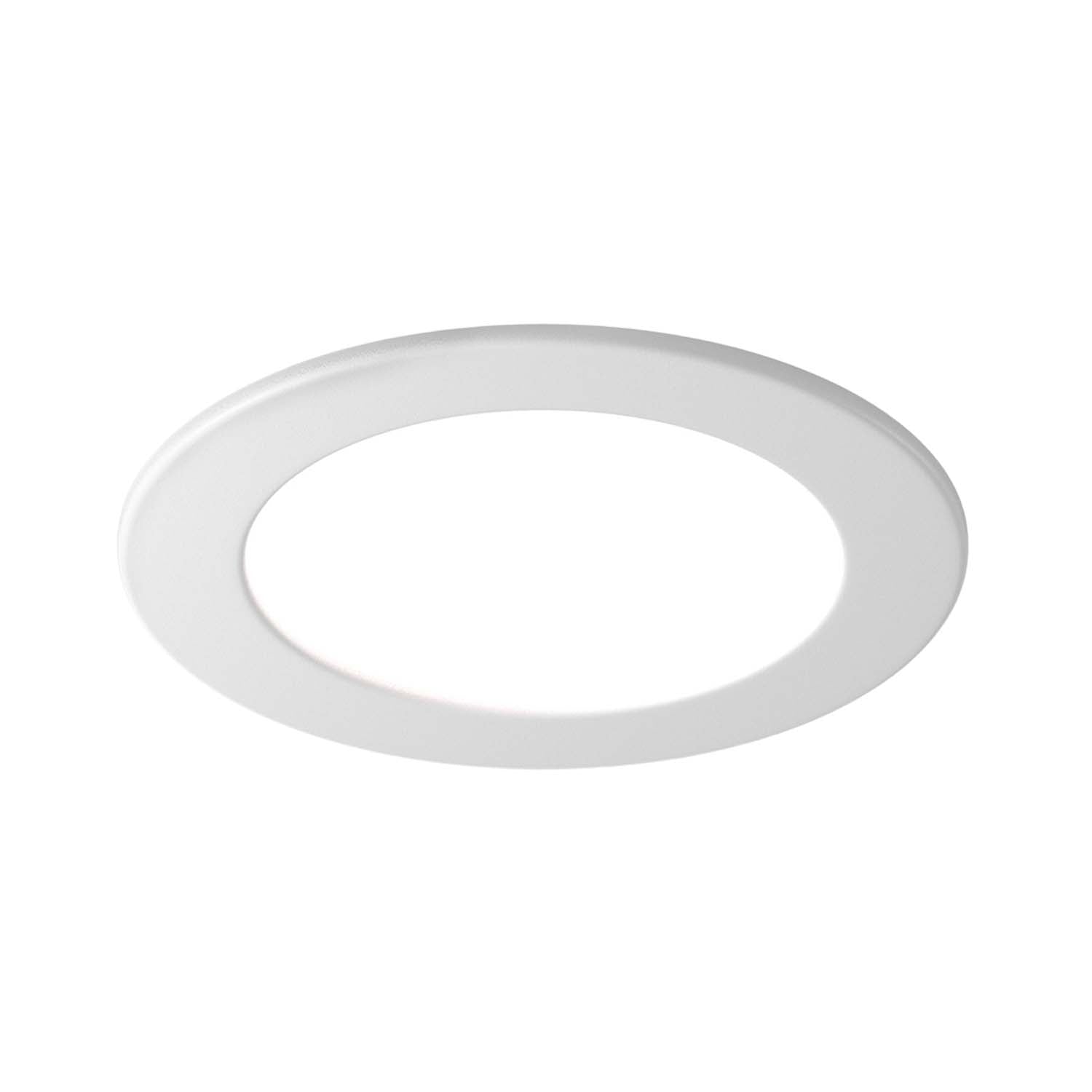 STOCKTON – Weißer runder Einbaustrahler, Durchmesser 75 mm