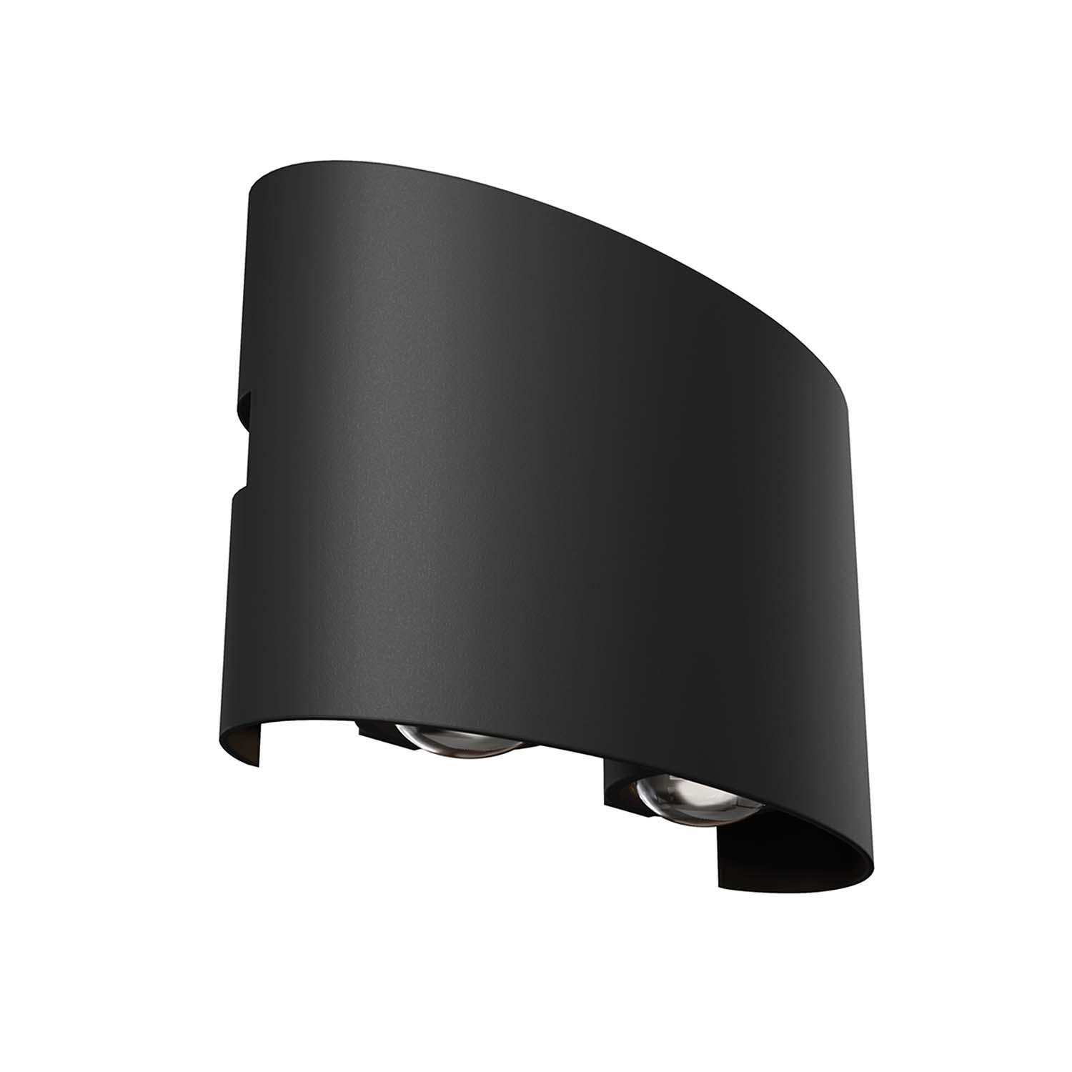 STRATO - Outdoor wall light, design and waterproof, black or white