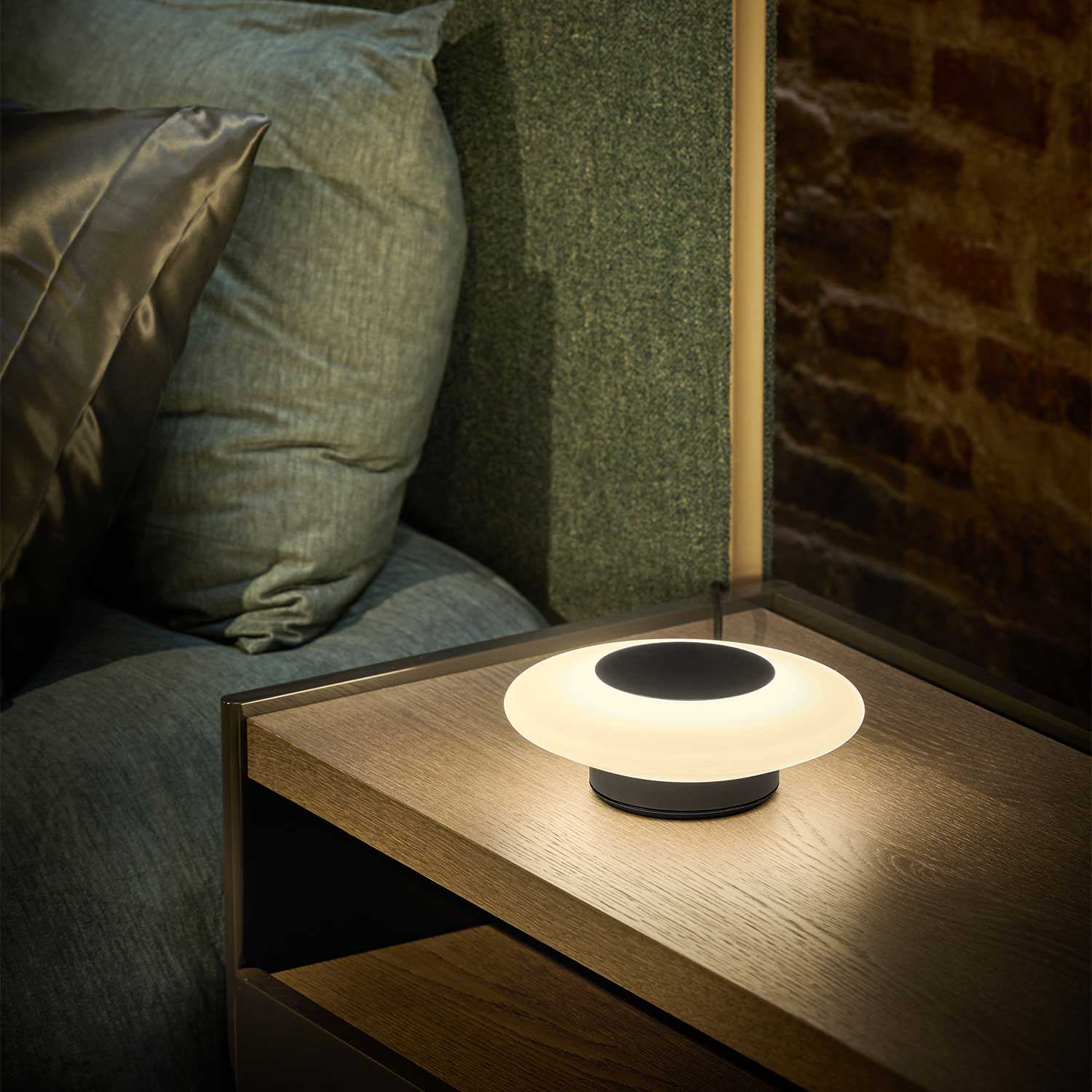 Thales - Lampe à poser LED en verre design contemporain