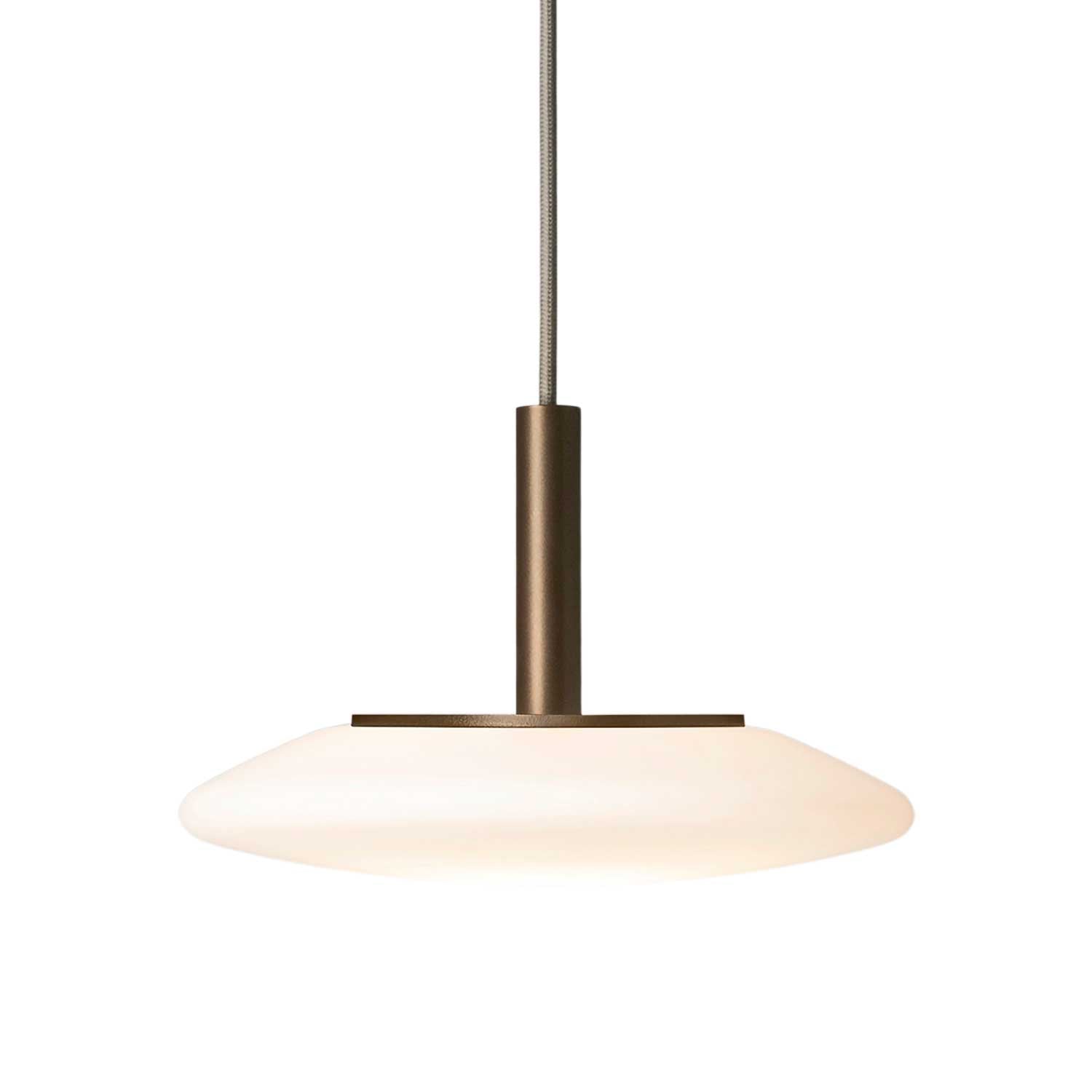 Thales - Suspension LED dimmable en verre design minimaliste pour cuisine