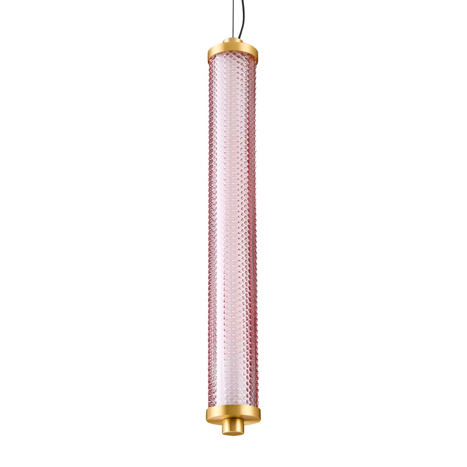 Tiffany - Lustre tube LED en verre coloré design