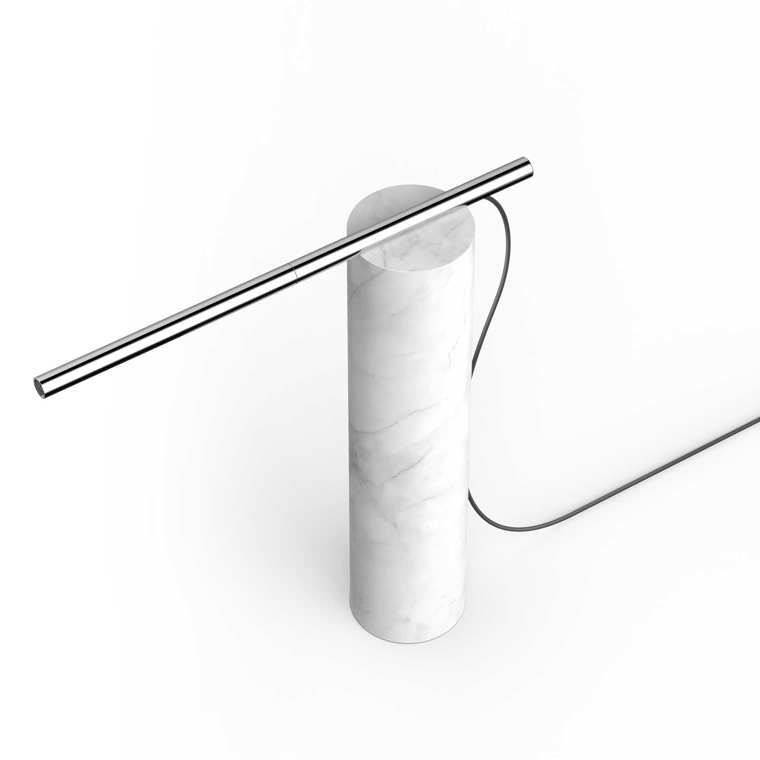 T.O - Lampe de table LED design en marbre pour salon