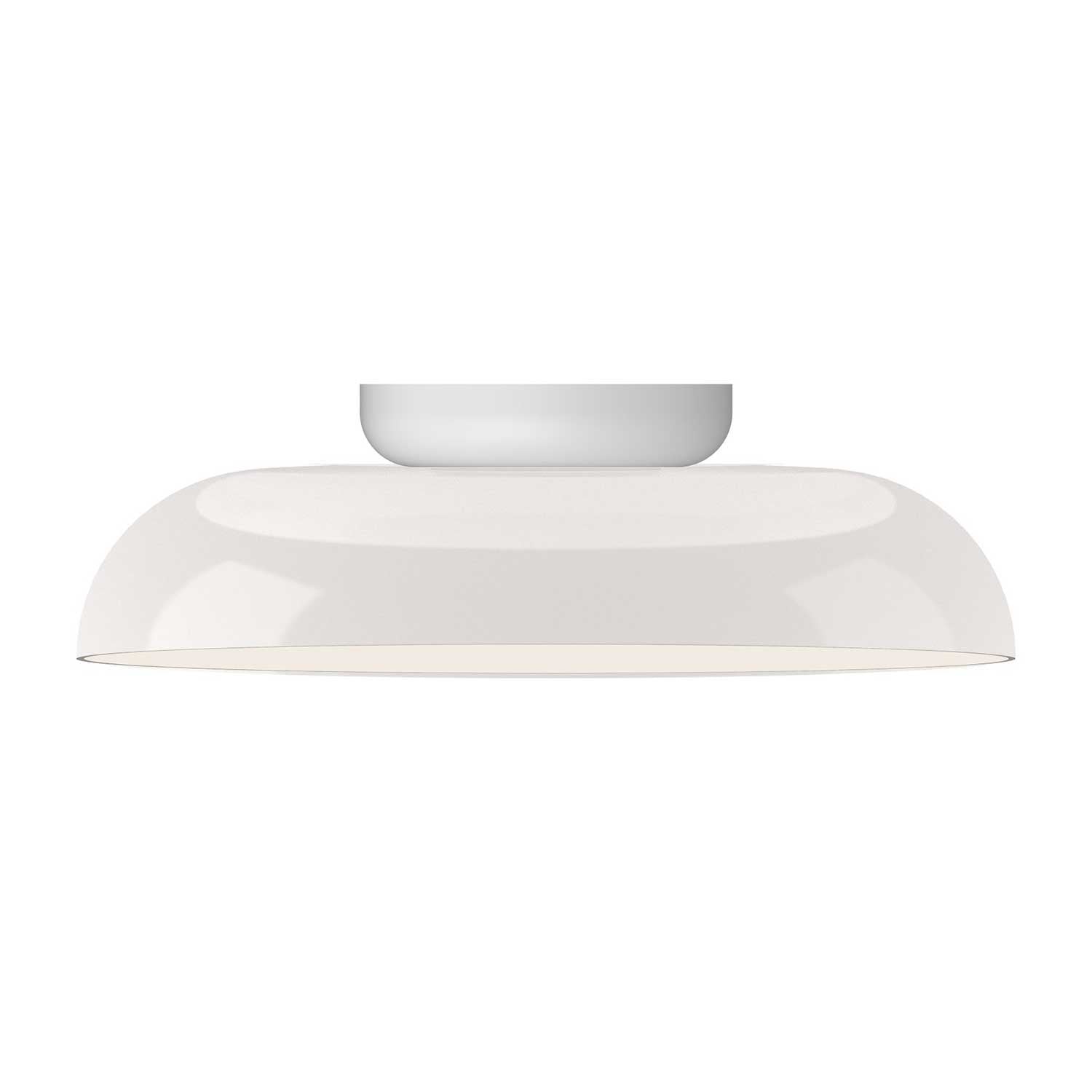 Totem - Plafonnier blanc en verre LED dimmable