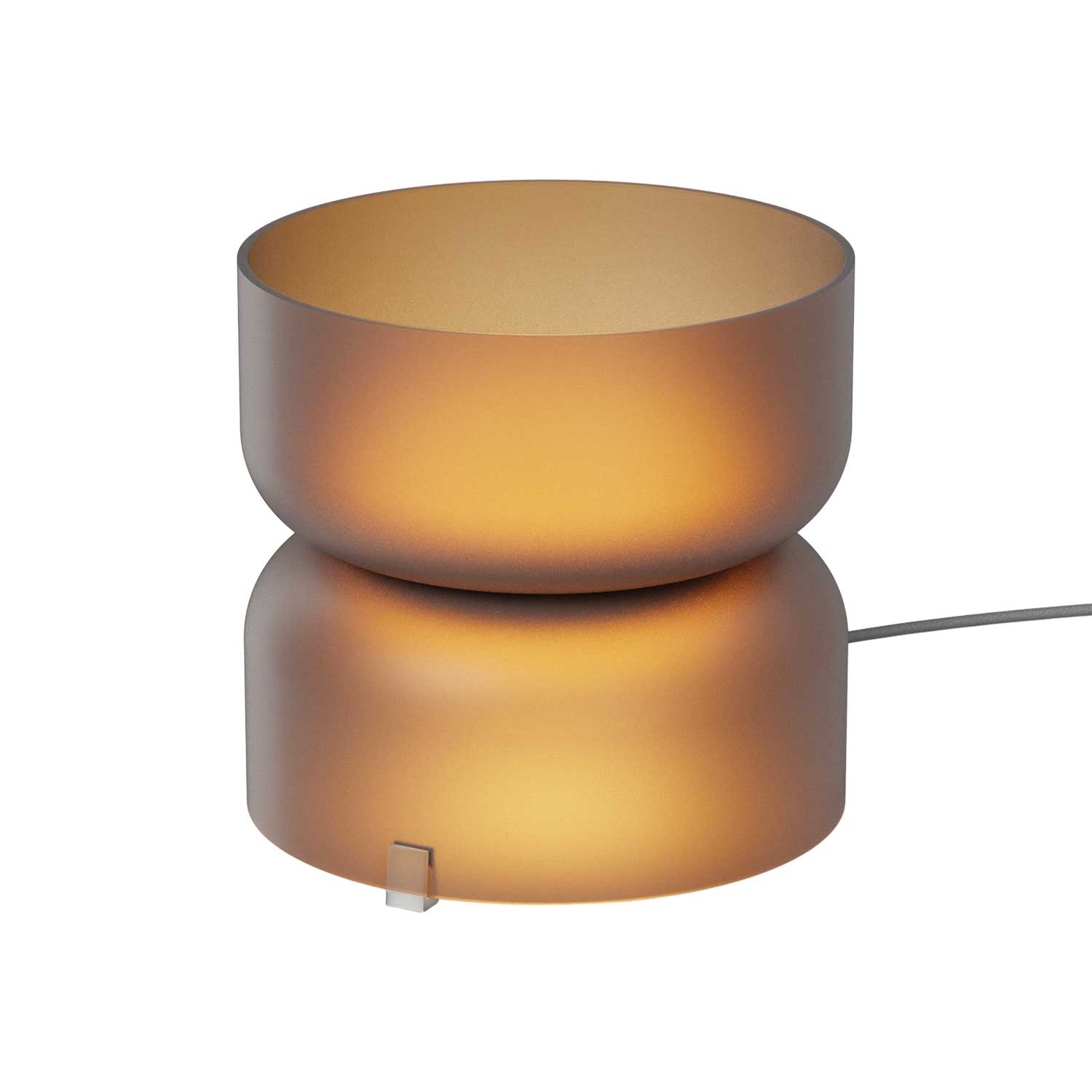 Totem Mini - Zeitgenössische LED-Tischleuchte aus Glas mit Design