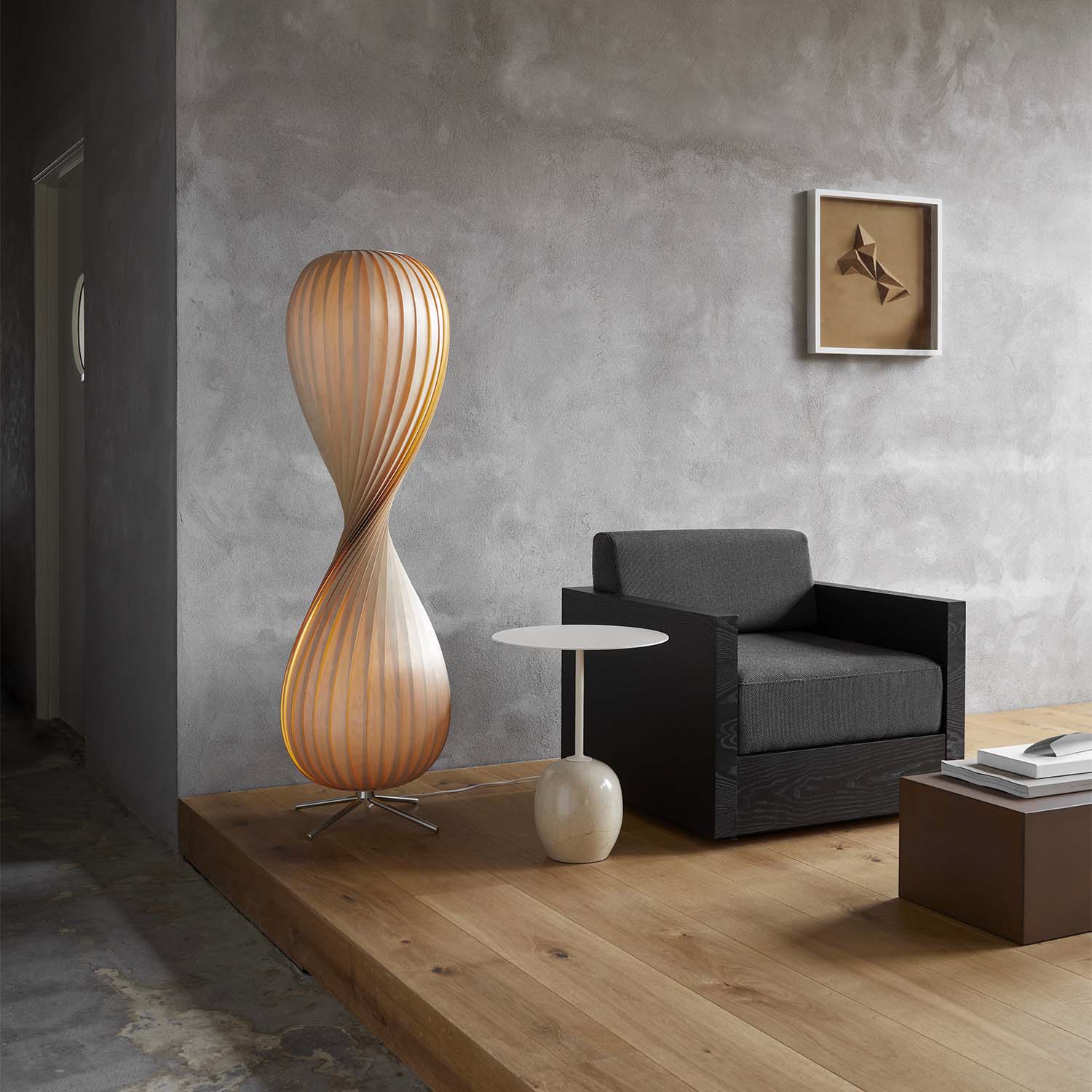 Tom Rossau TR10 - Birch wood floor lamp