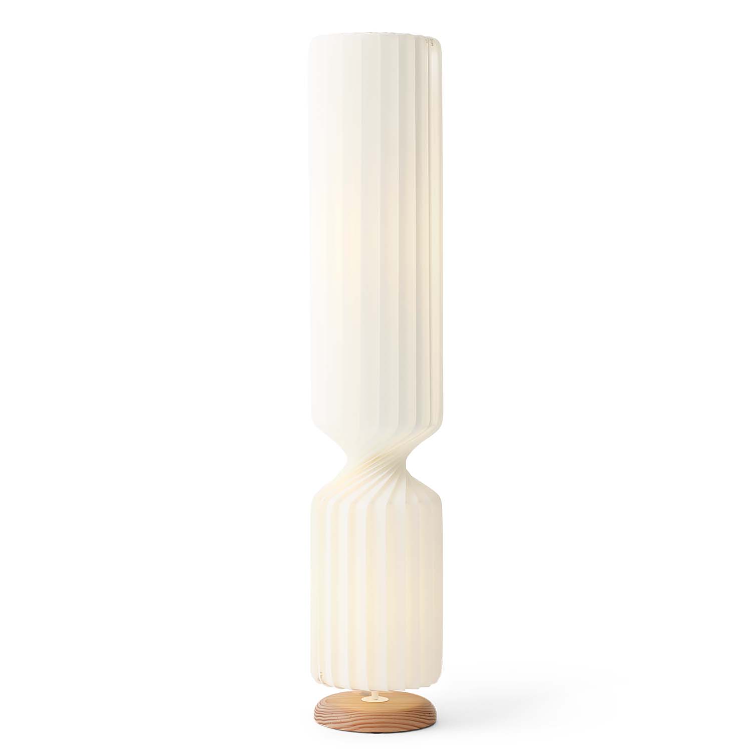 TR41 - Cylindrical floor lamp made from designer paper blades