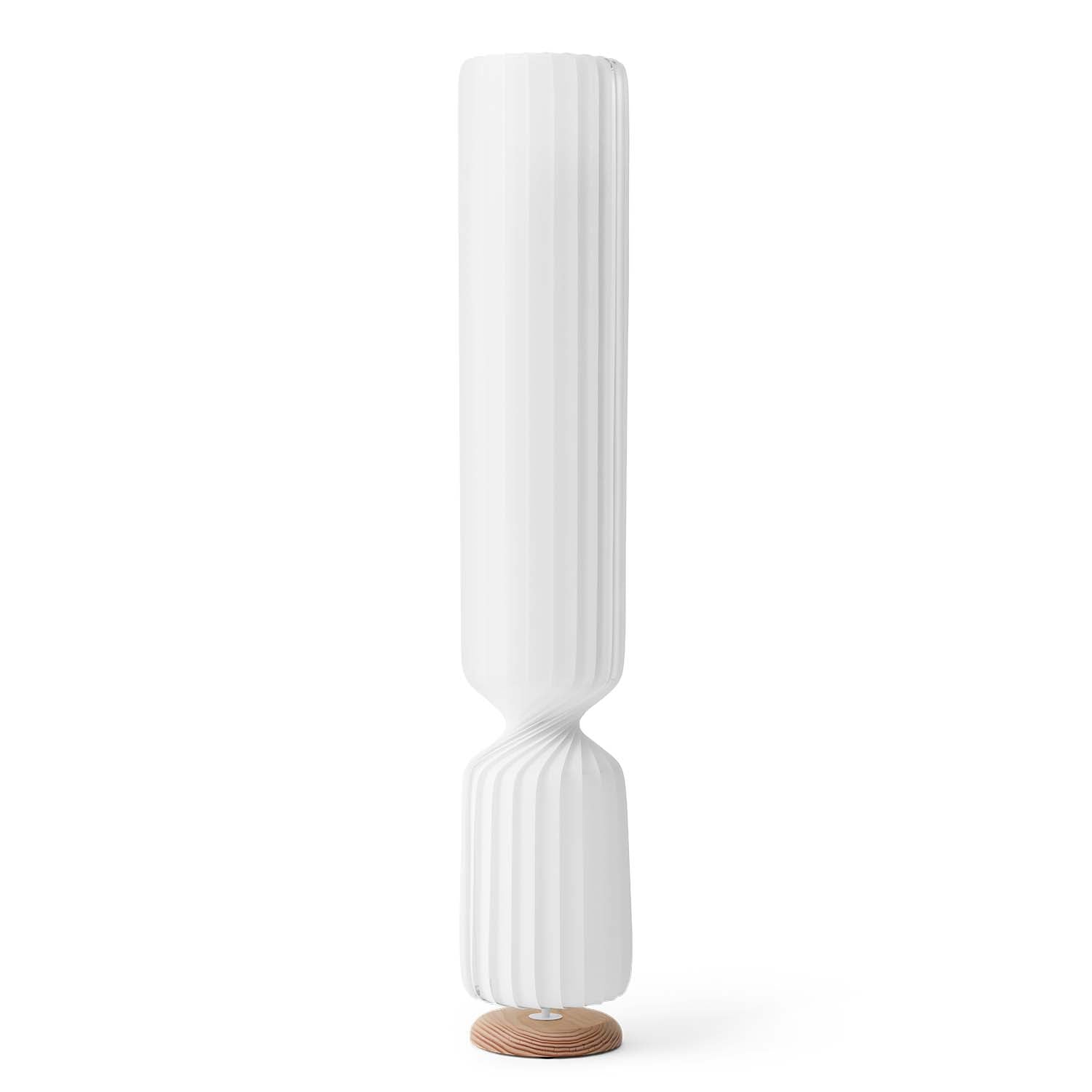 TR41 - Cylindrical floor lamp made from designer paper blades