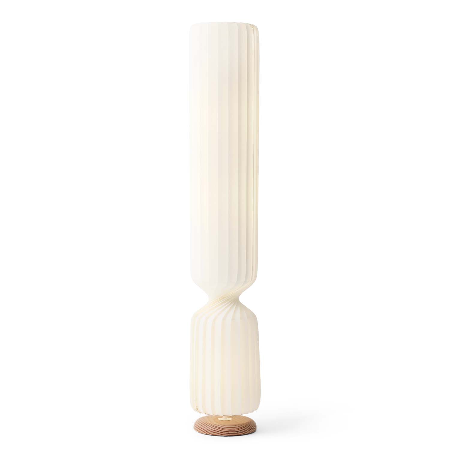 TR41 - Cylindrical floor lamp made from designer paper blades