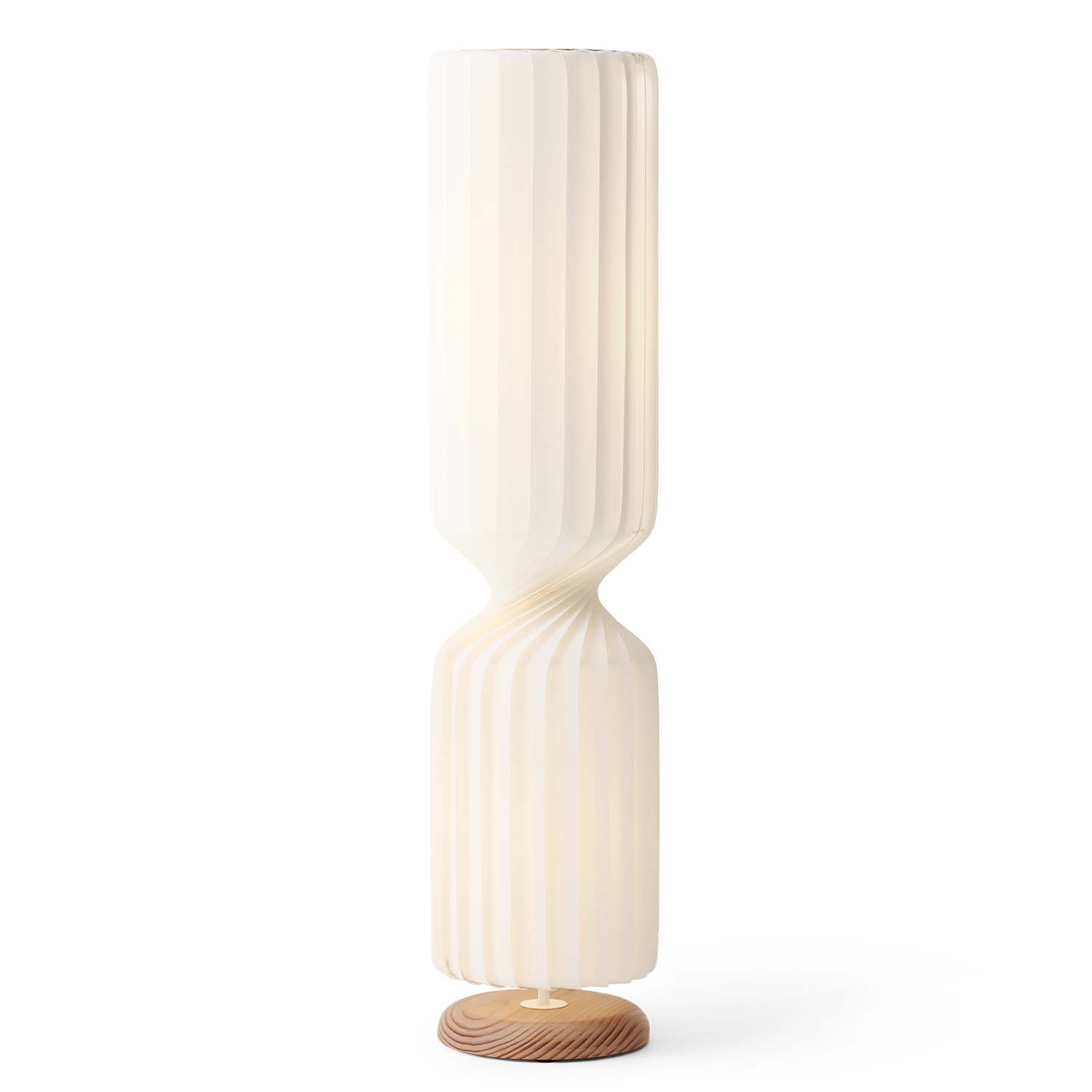 TR41 - Cylindrical floor lamp made from designer paper blades