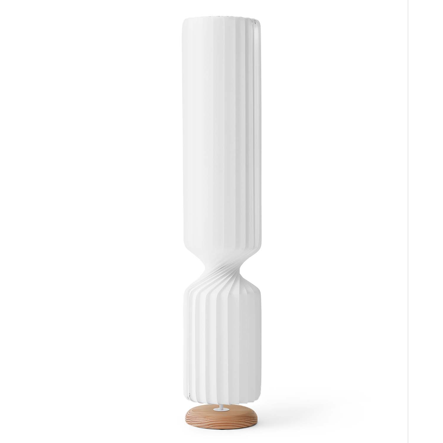 TR41 - Cylindrical floor lamp made from designer paper blades