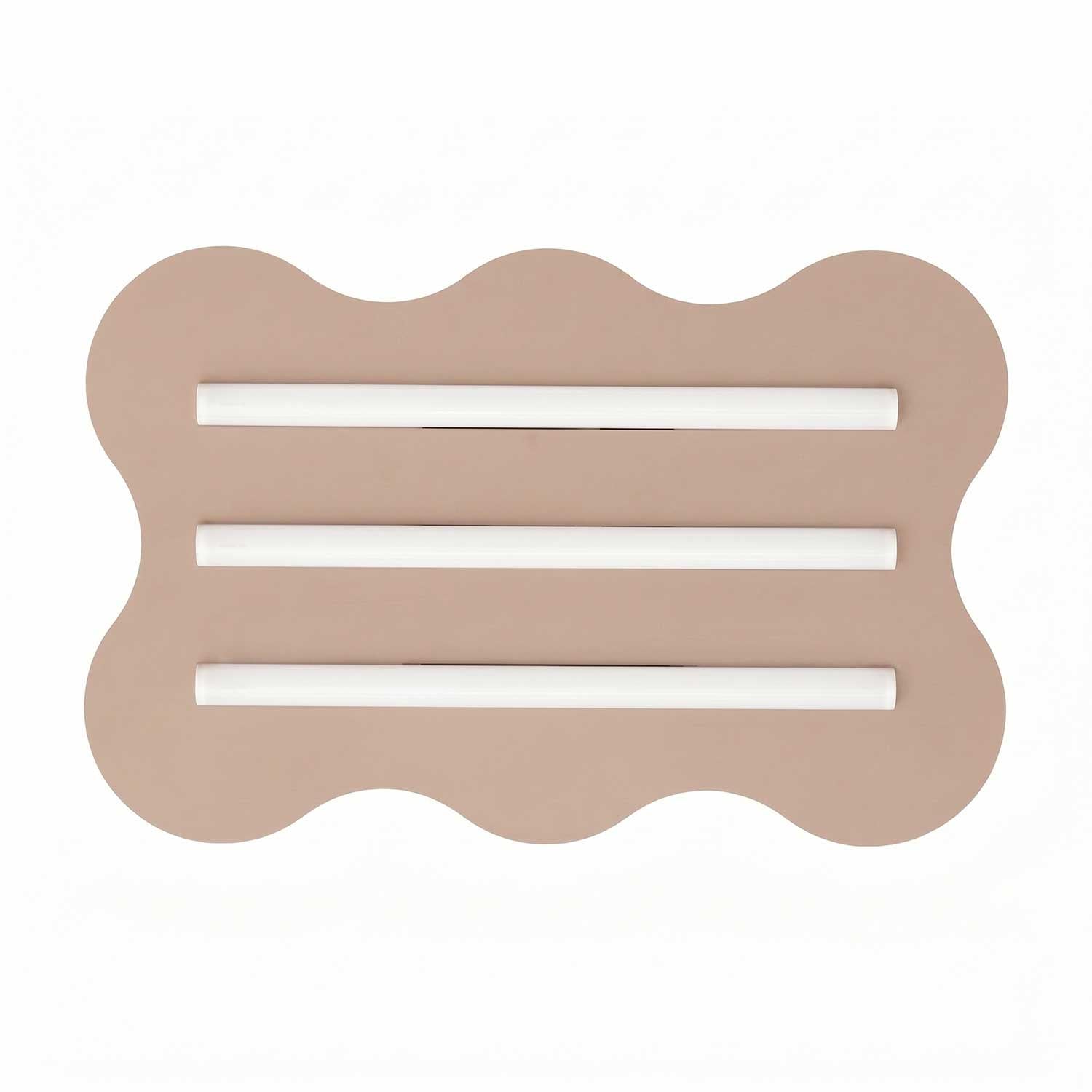 Tureis - Plafonnier design contemporain en acier coloré pour chambre