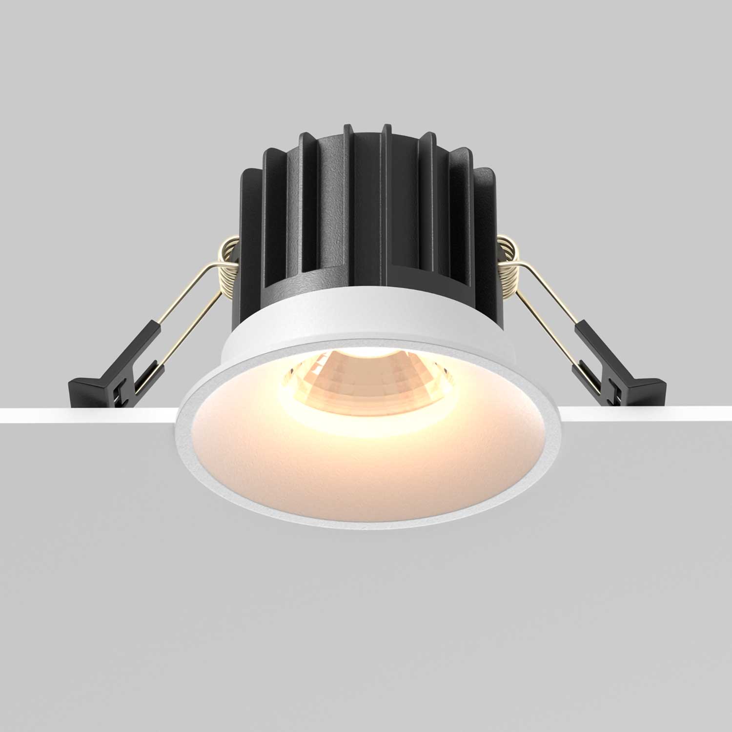 Round - Modern design recessed LED spotlight 60mm or 80mm