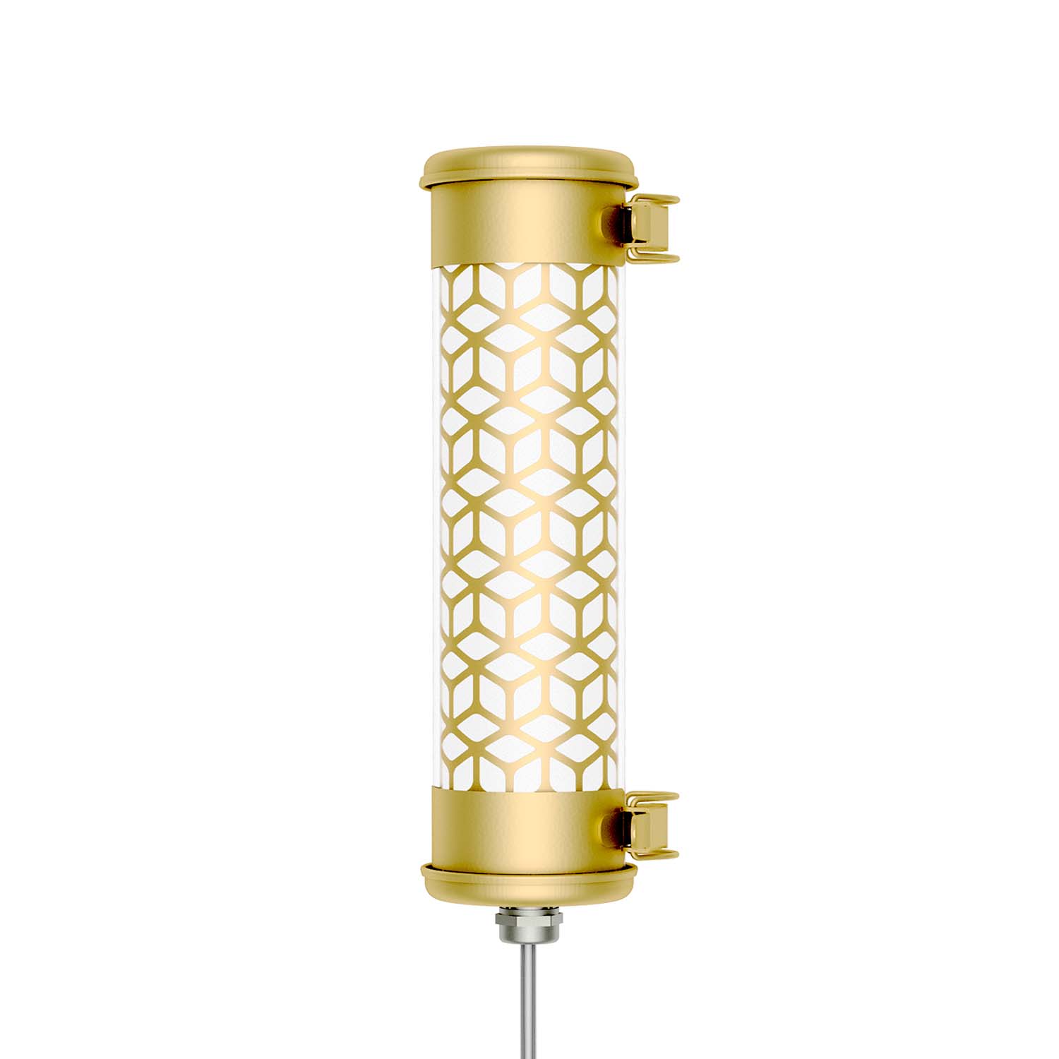 VENDOME NANO – Wasserdichte Designer-Wandleuchte aus goldfarbenem Stahl